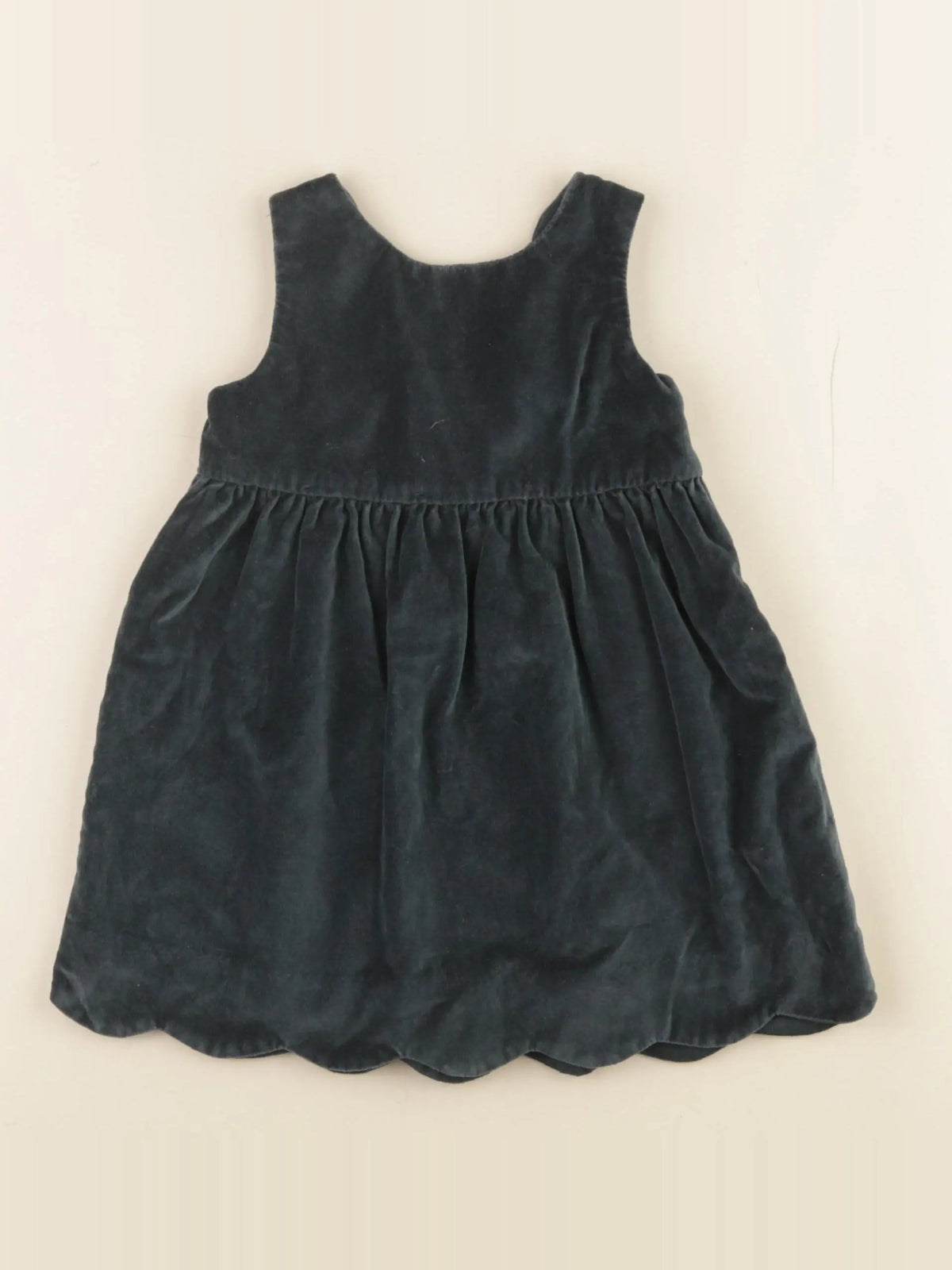 Vertbaudet - robe vert - 2 ans