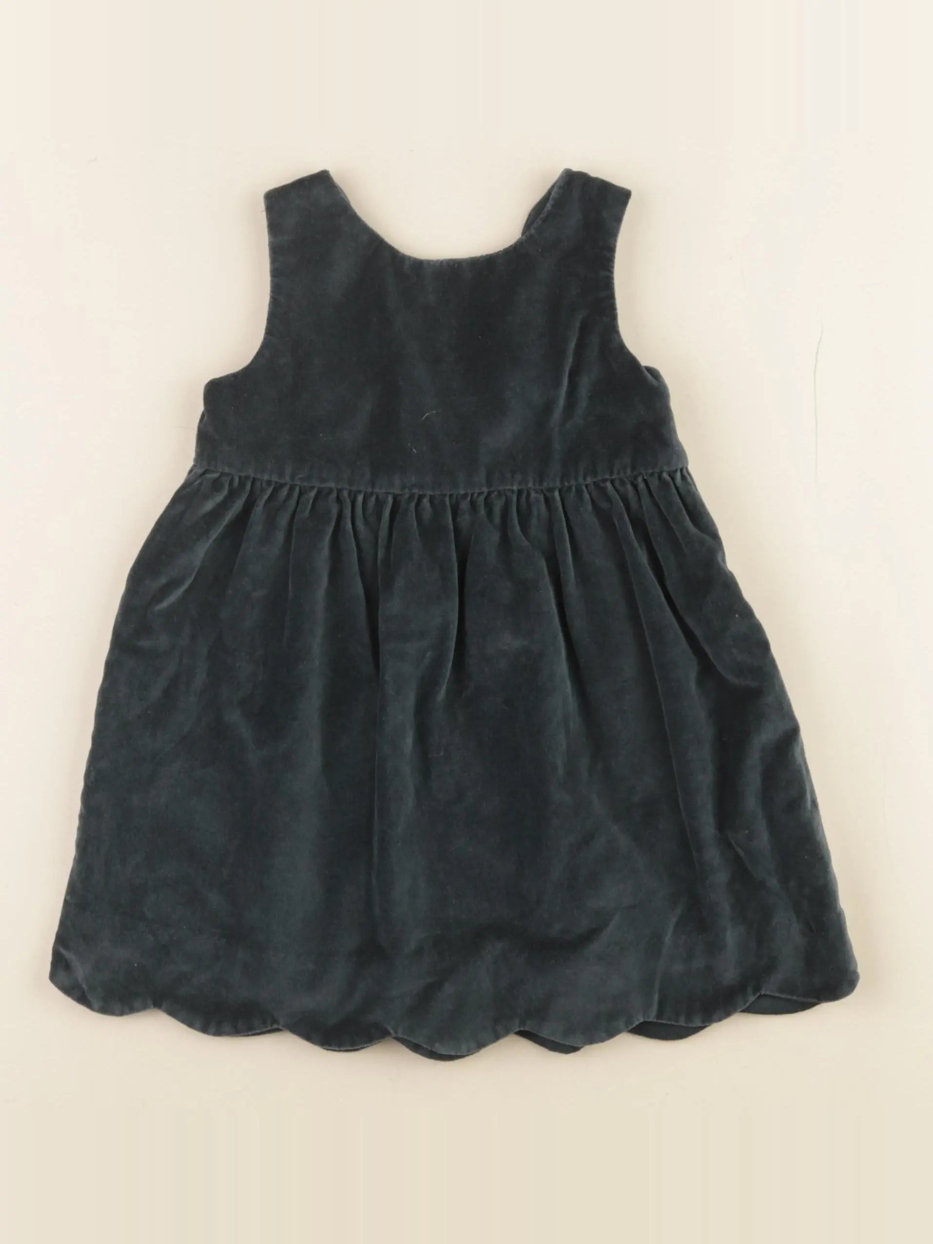 Vertbaudet - robe vert - 2 ans
