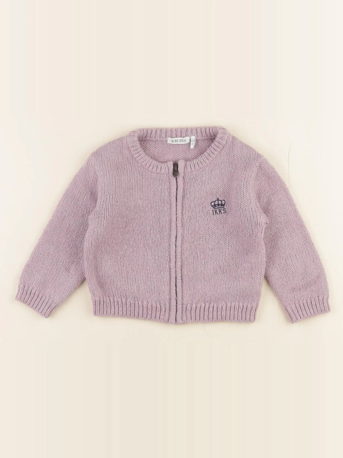 IKKS - gilet violet - 12 mois