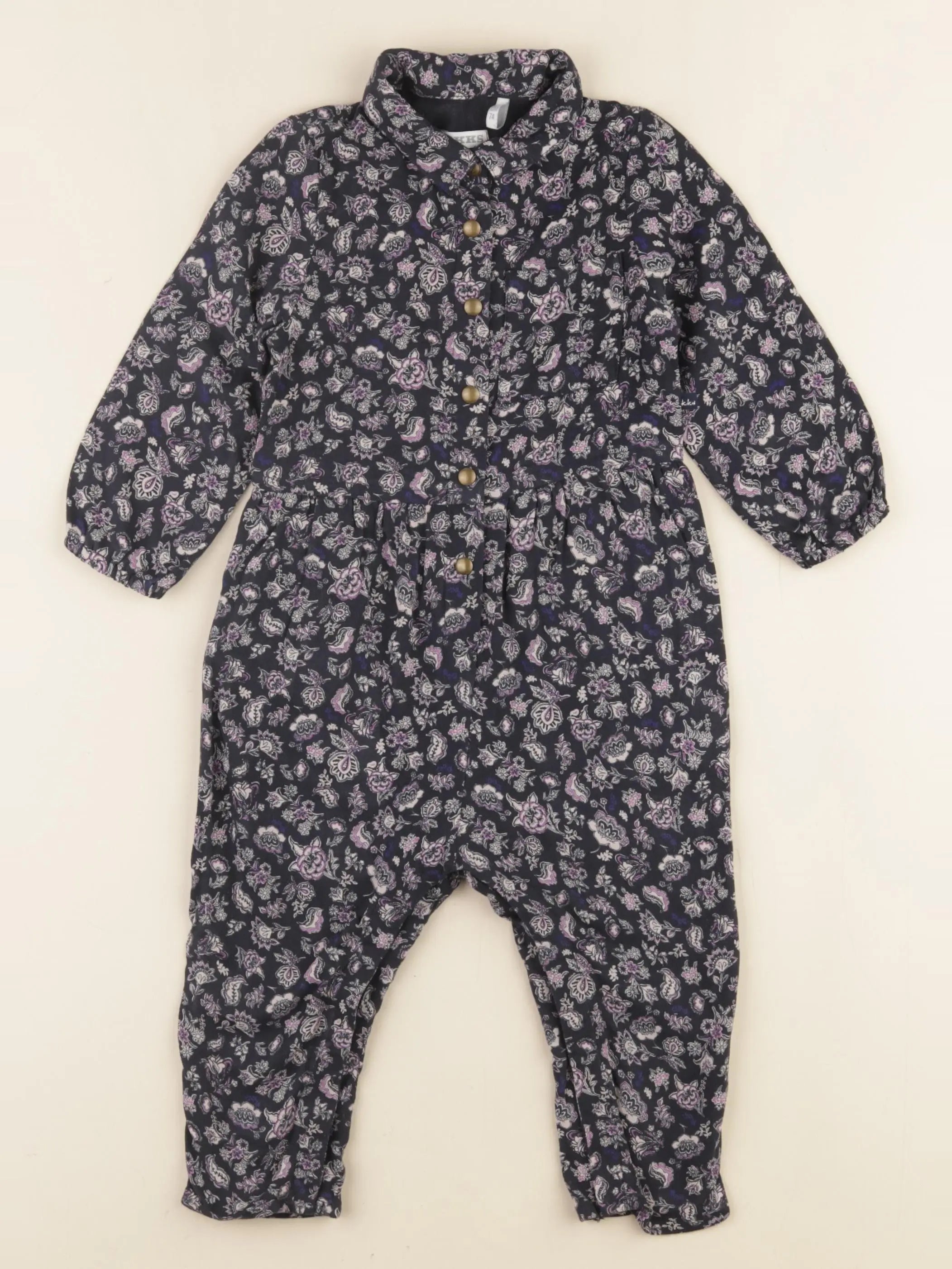 IKKS - combinaison noir - 12 mois