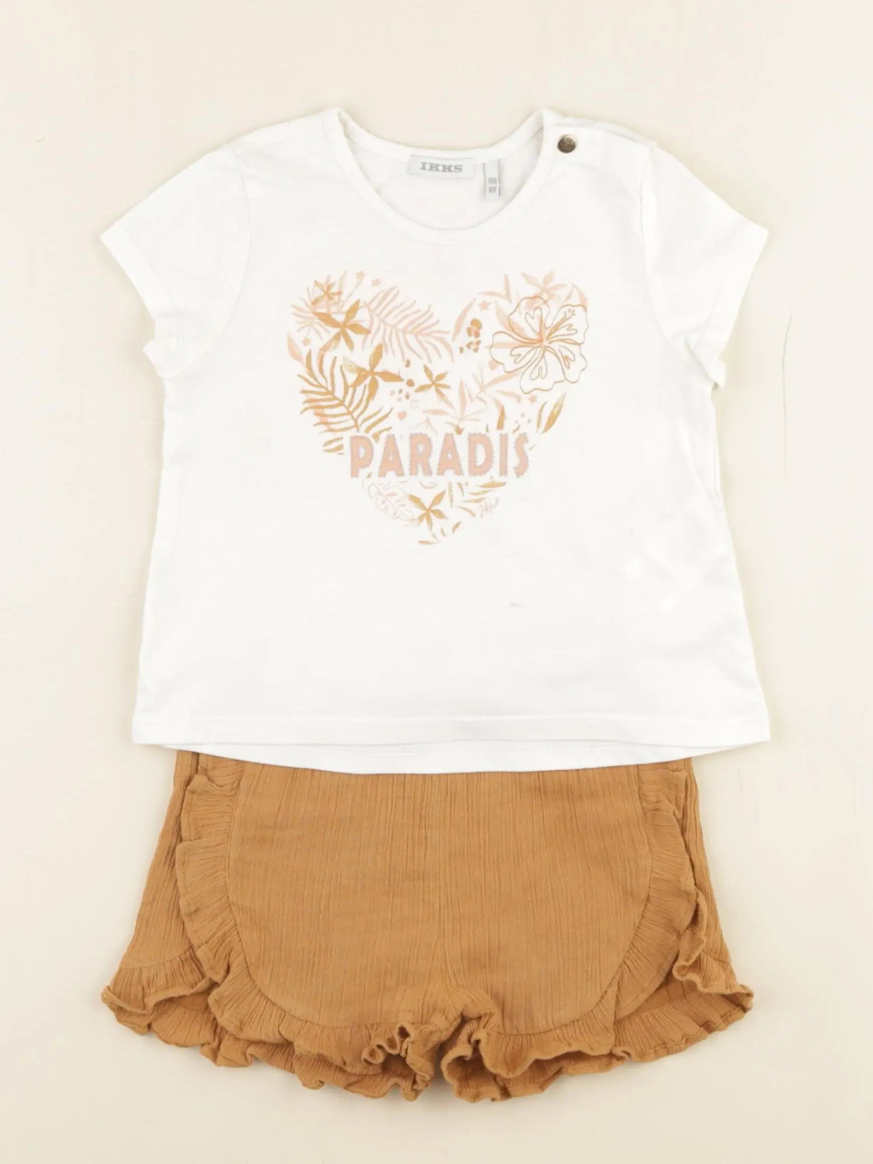 IKKS - ensemble marron - 18 mois