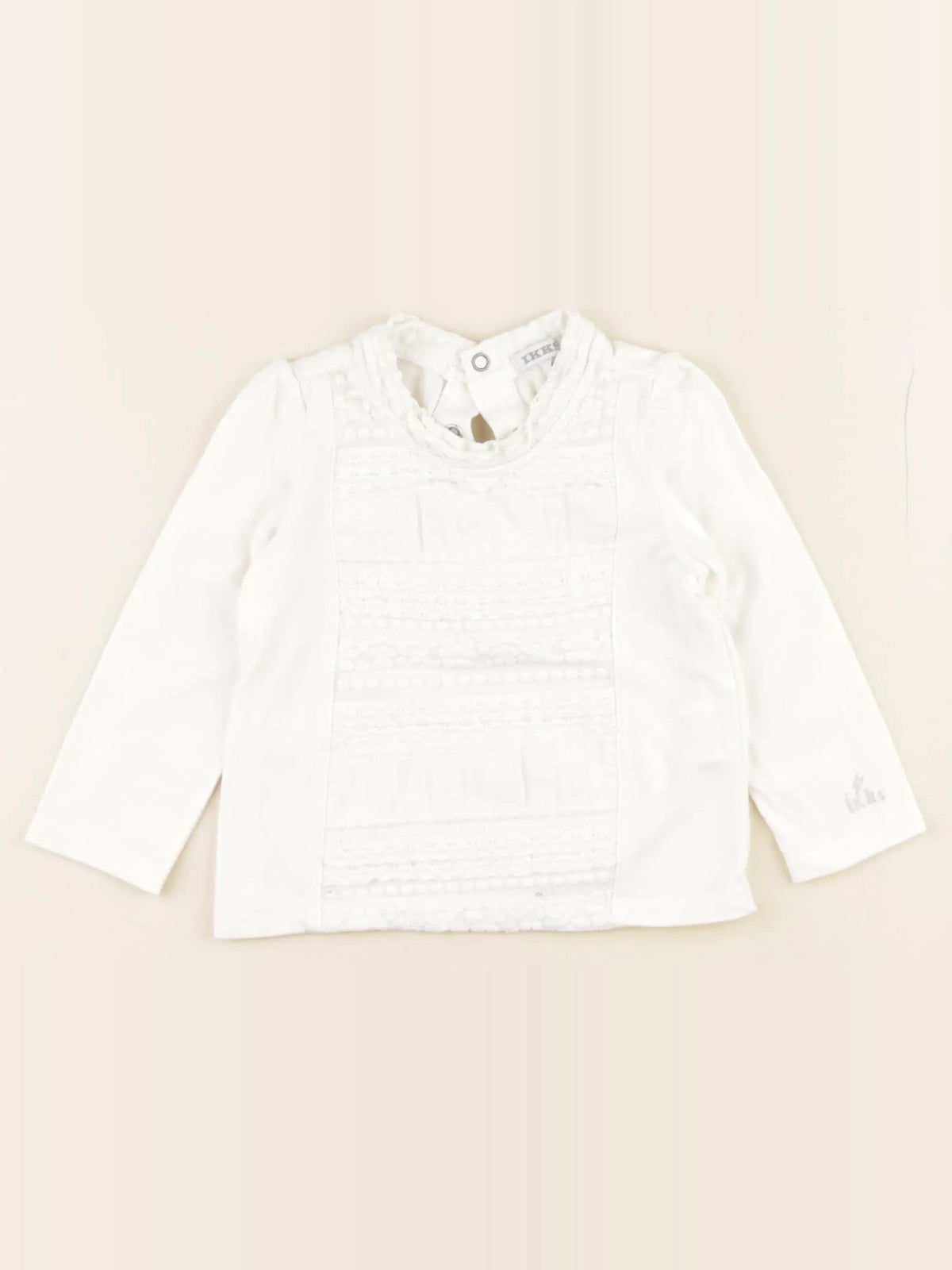 IKKS - tee-shirt blanc - 12 mois