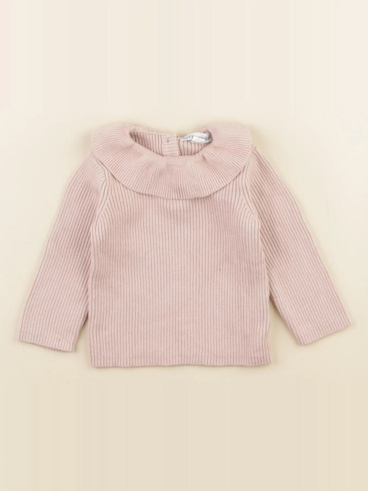 Vertbaudet - pull rose - 6 mois