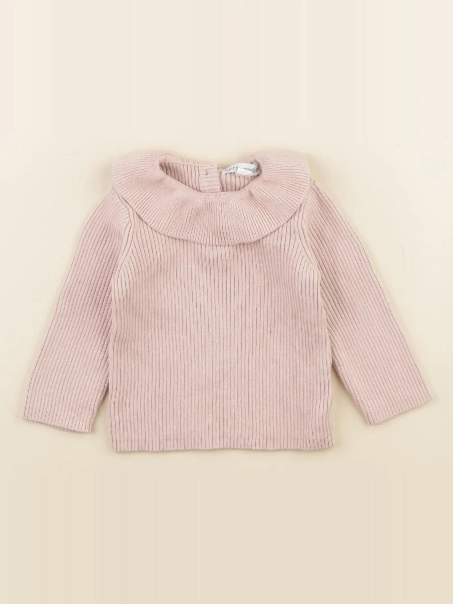 Vertbaudet - pull rose - 6 mois