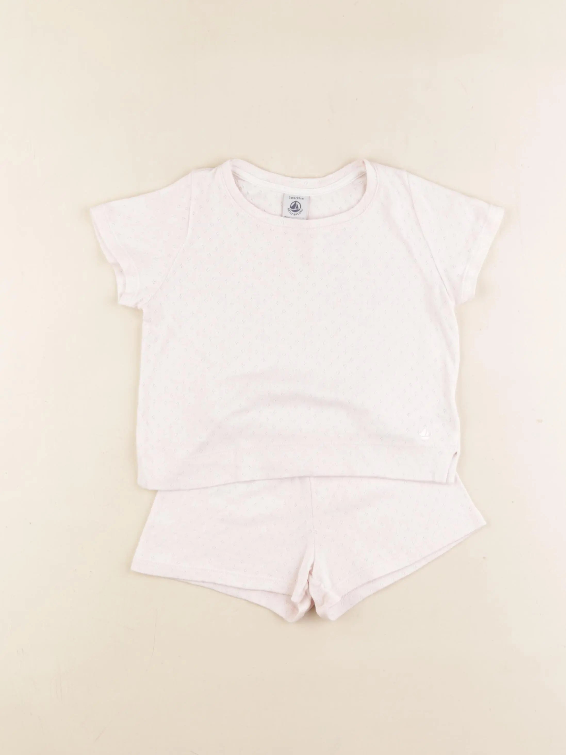 Petit Bateau - pyjama coton rose - 3 ans
