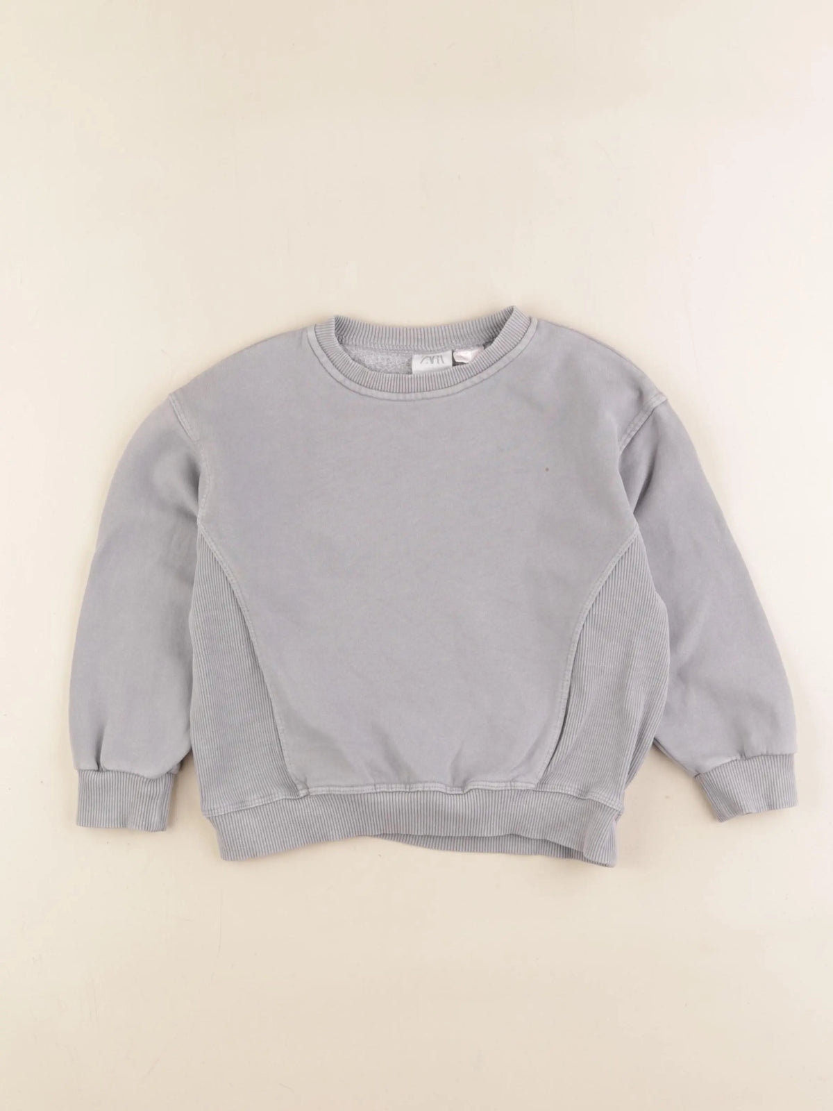 Zara - sweat gris - 2/3 ans