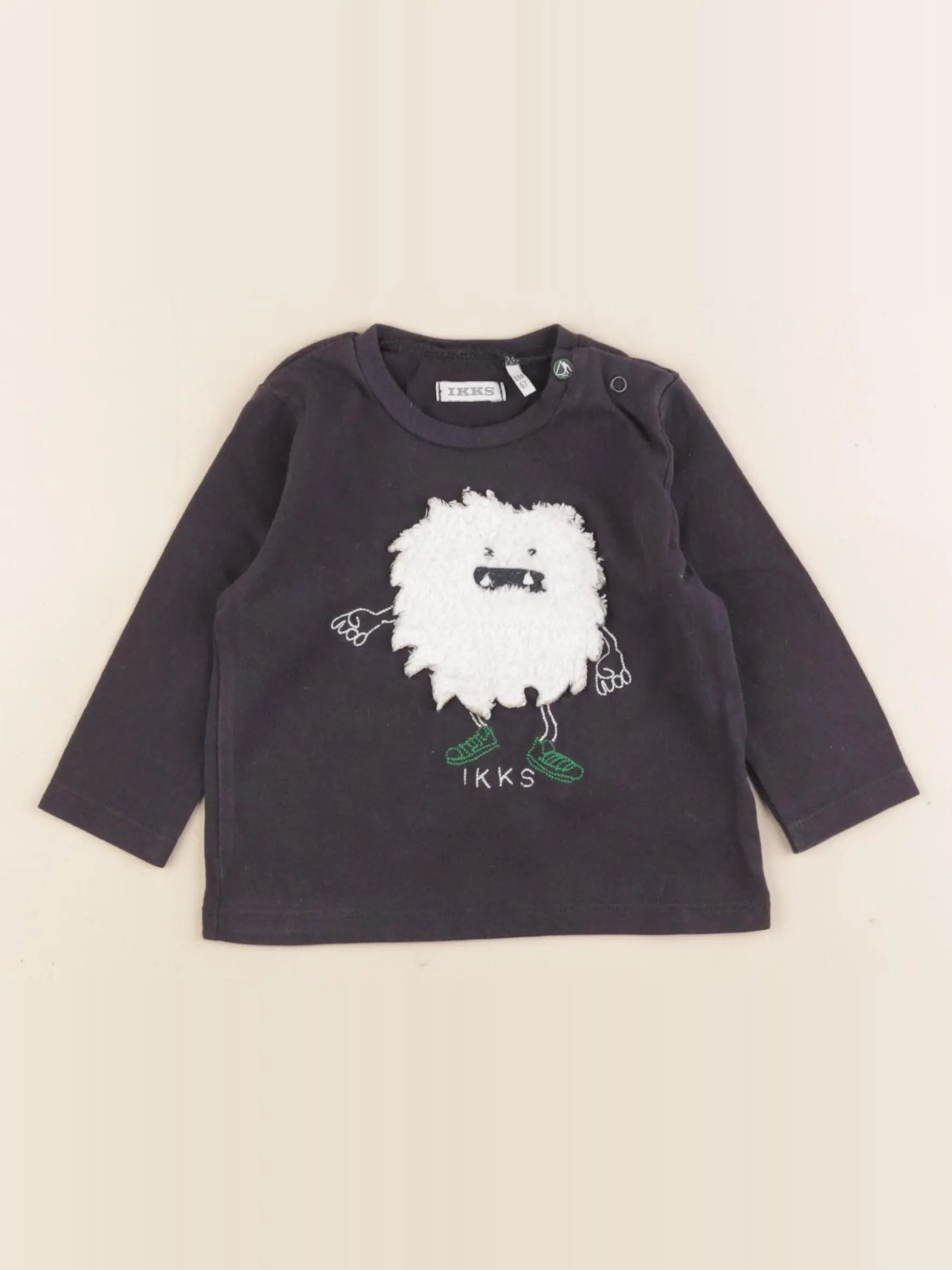 IKKS - tee-shirt gris - 6 mois