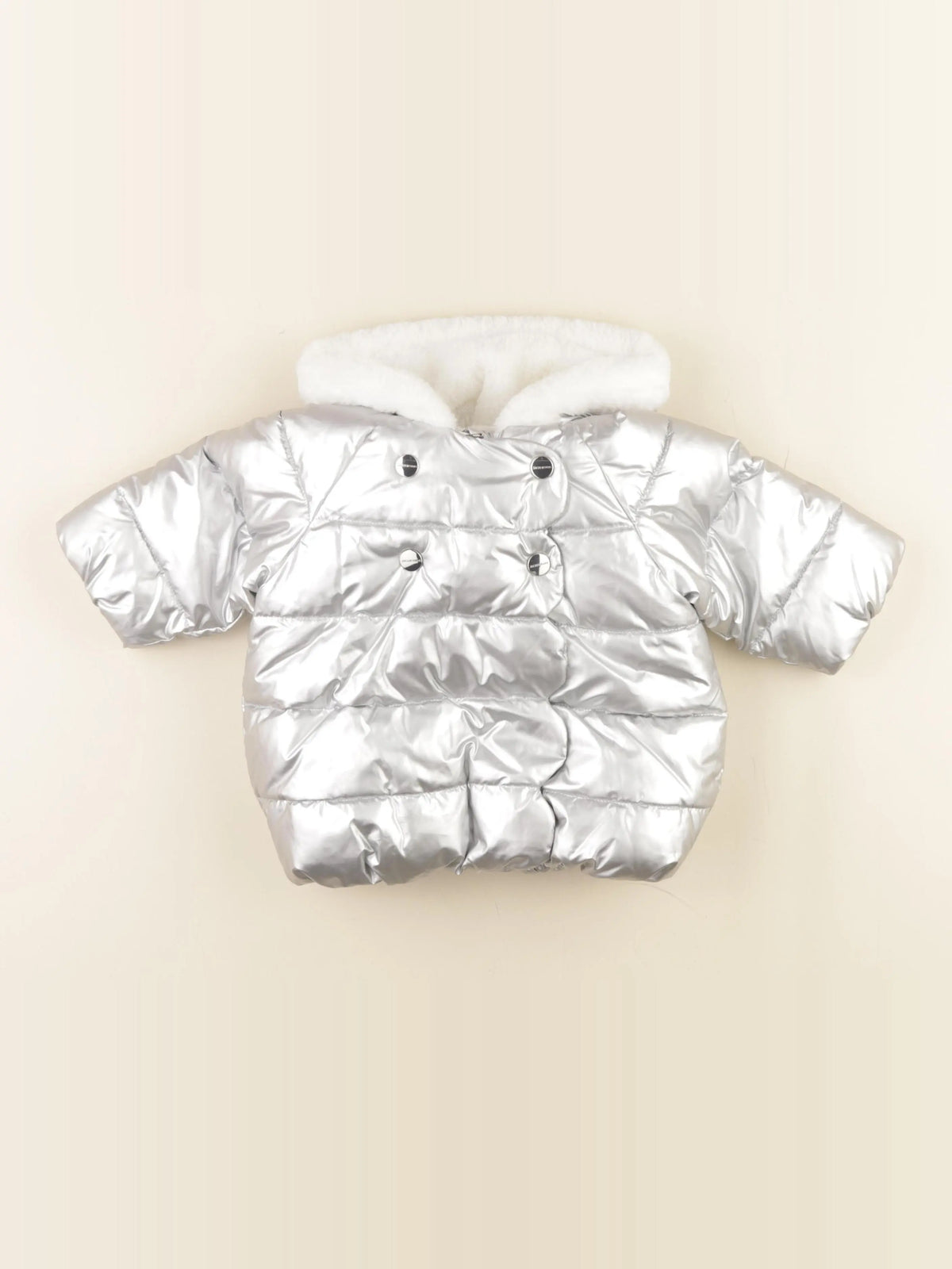 Jacadi - doudoune argent - 12 mois