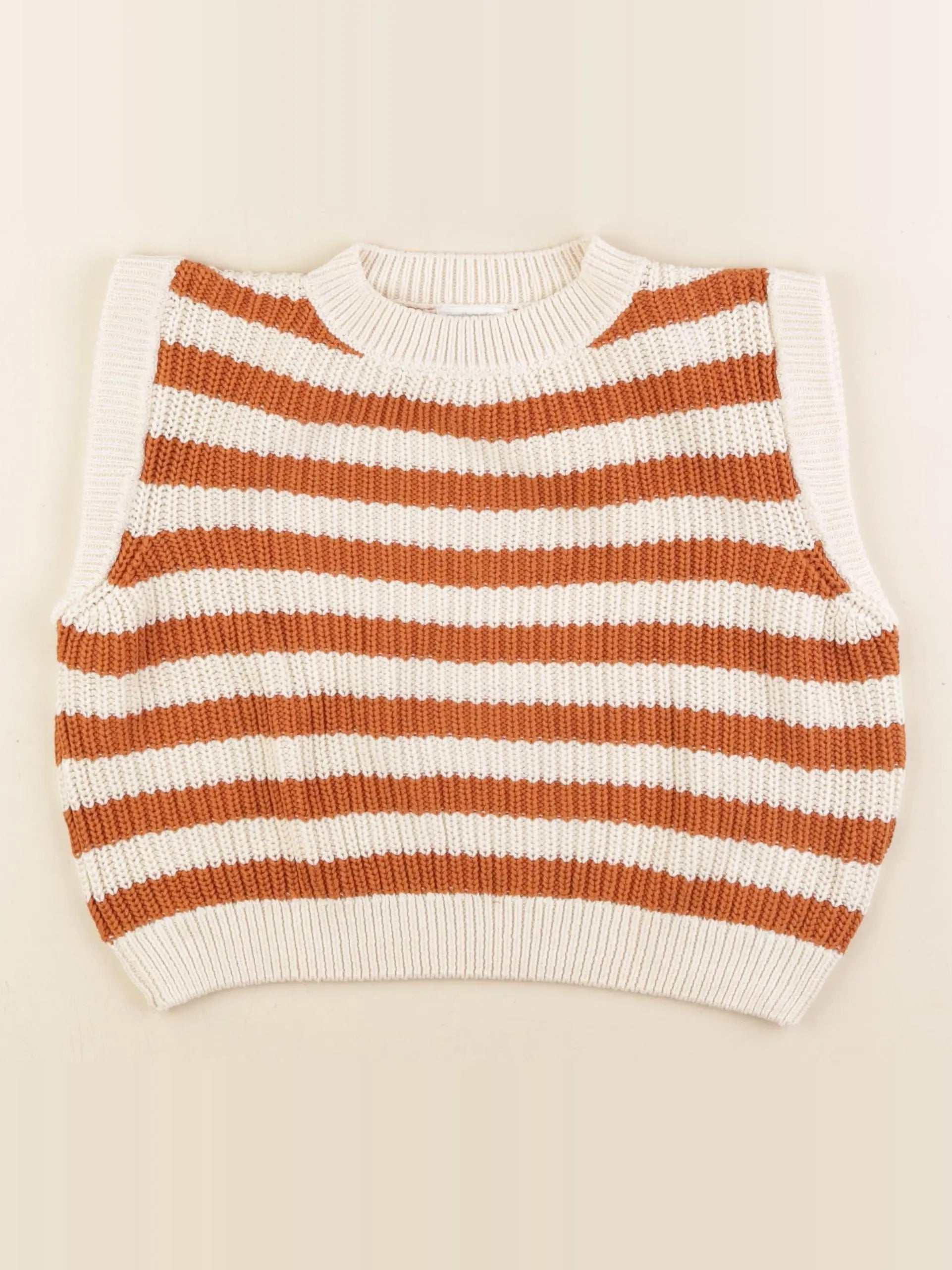 Vertbaudet - pull multicolore - 8 ans