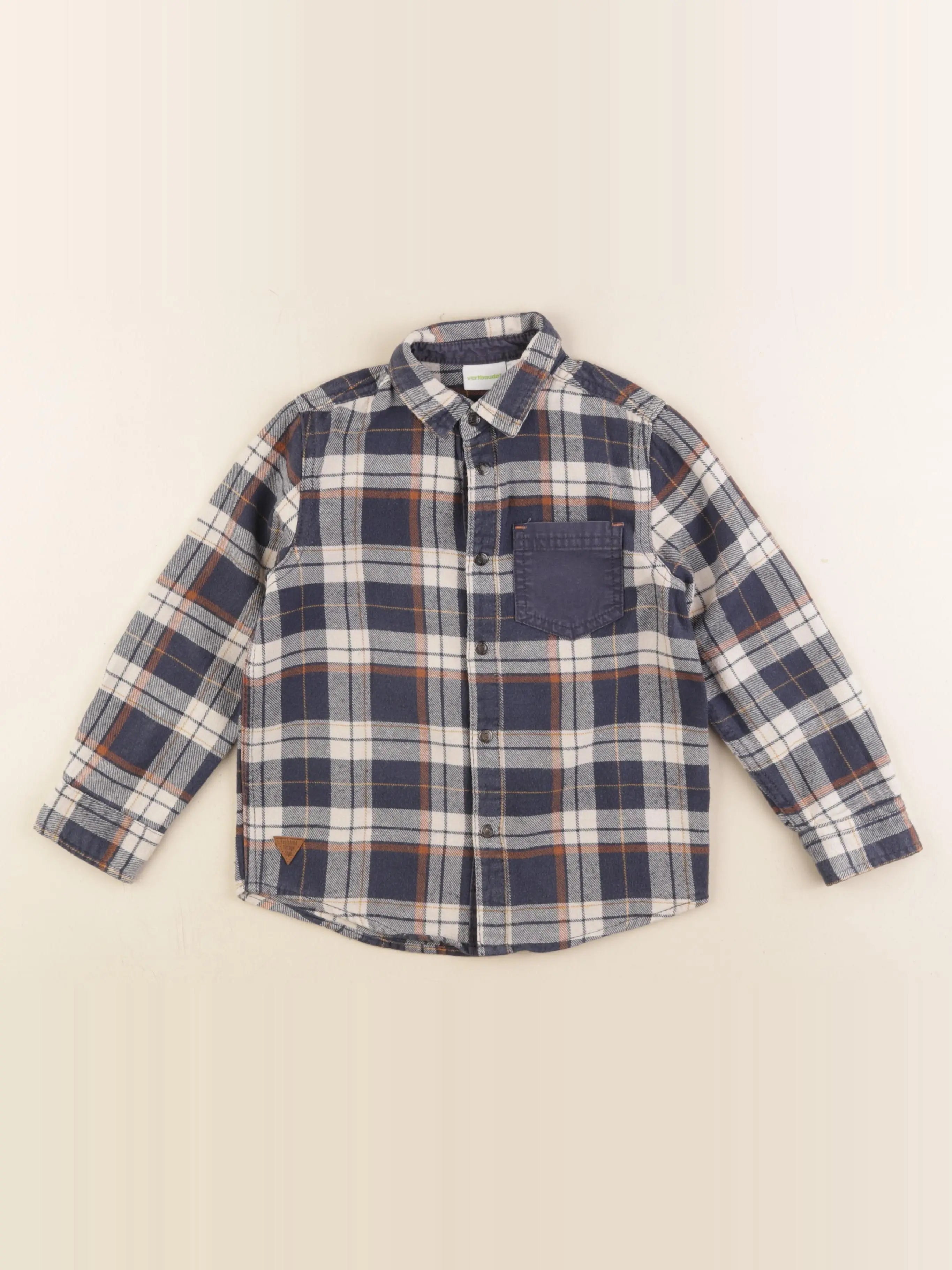 Vertbaudet - chemise bleu - 6 ans
