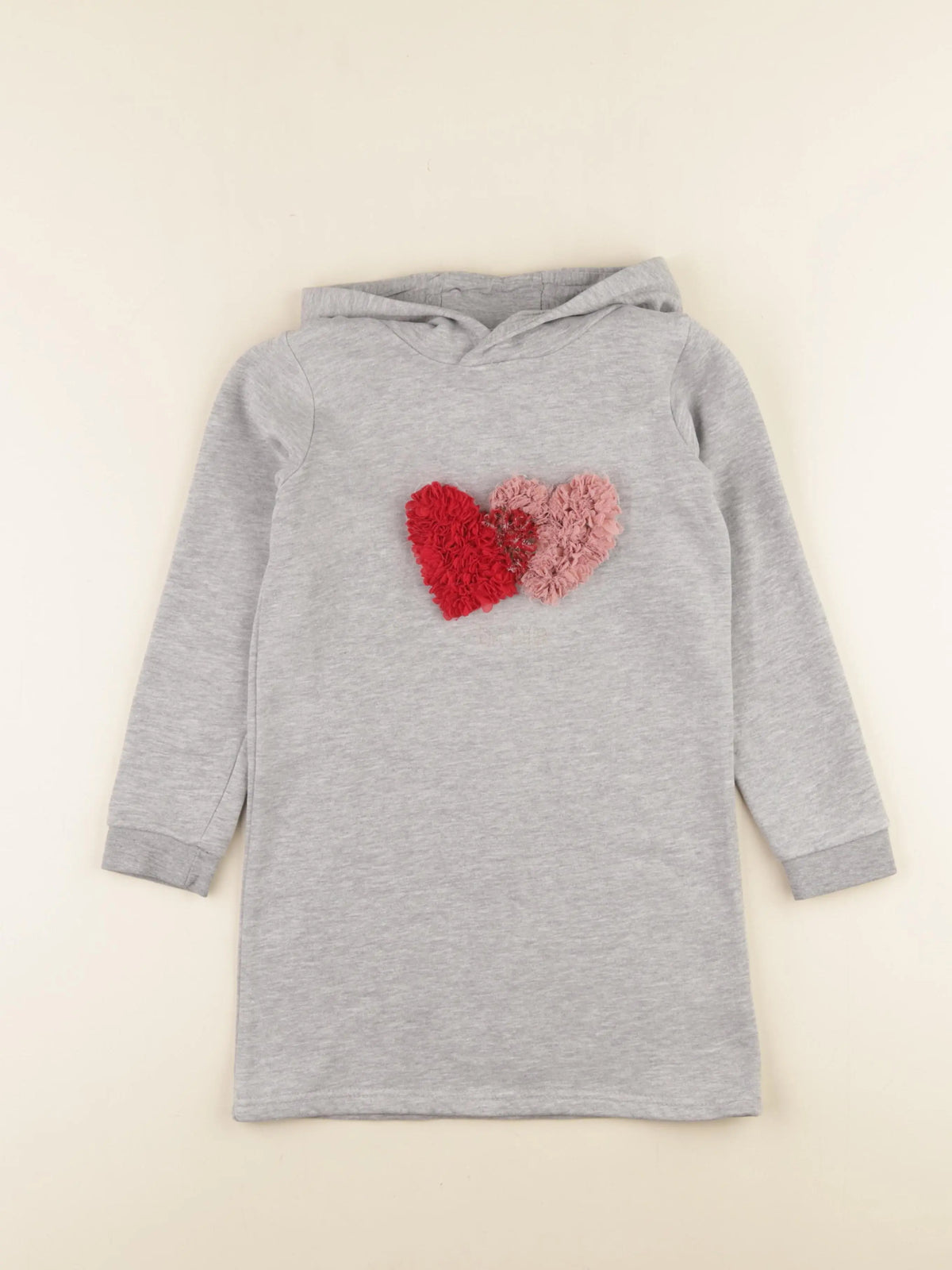 Vertbaudet - robe gris - 7 ans