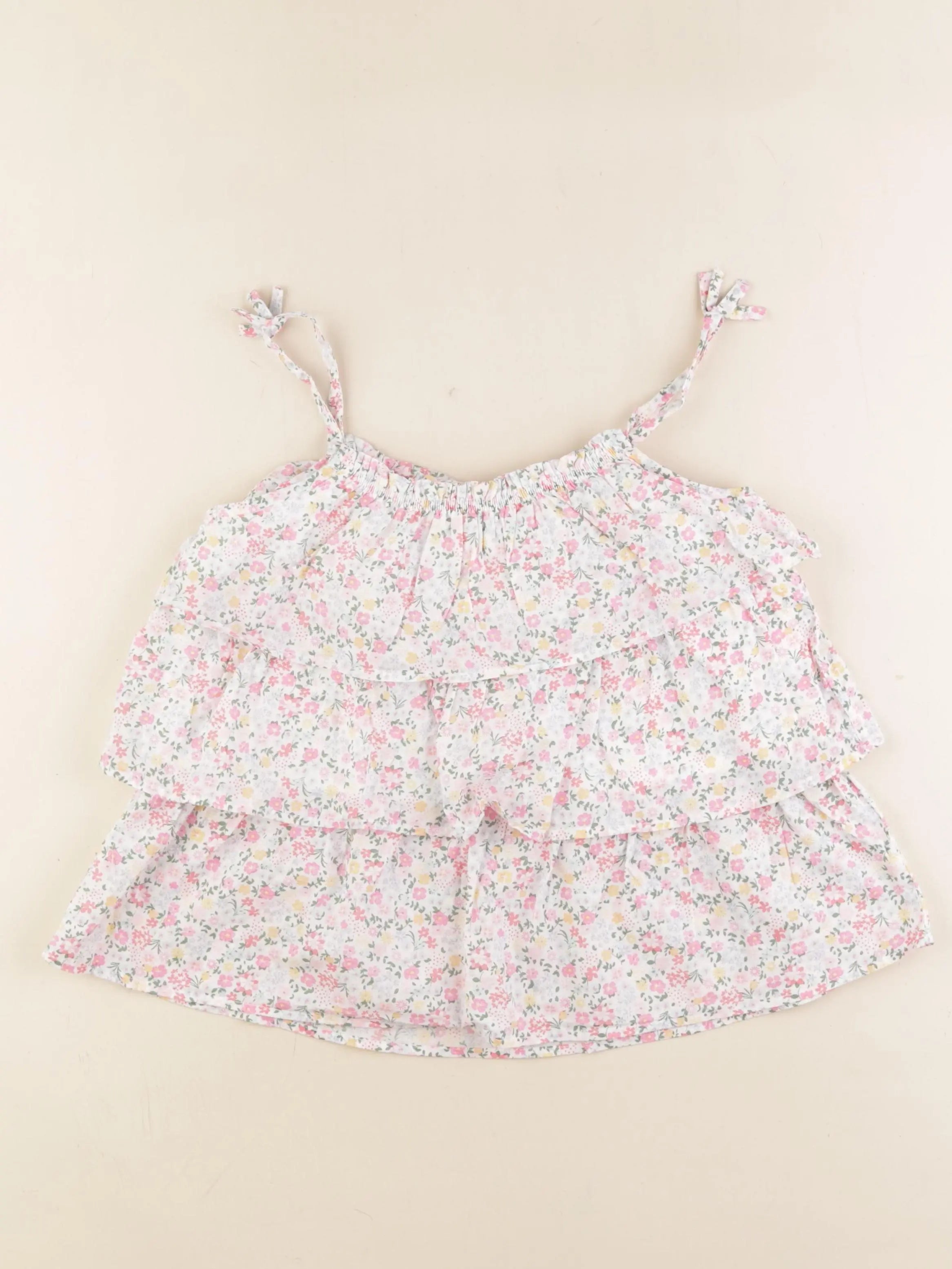 Vertbaudet - blouse multicolore - 10 ans
