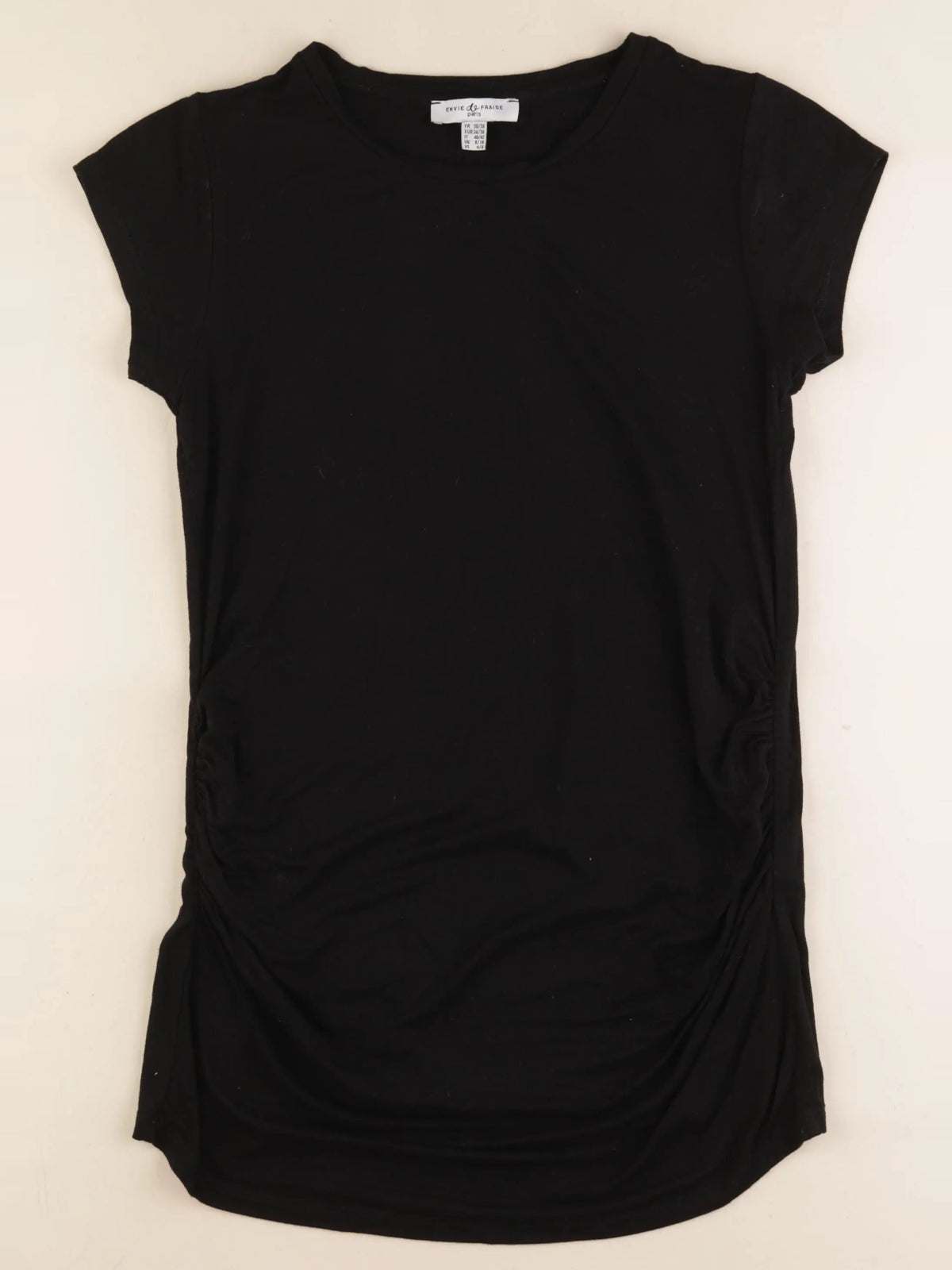 Envie de fraise - tee-shirt grossesse noir - 36 à 38