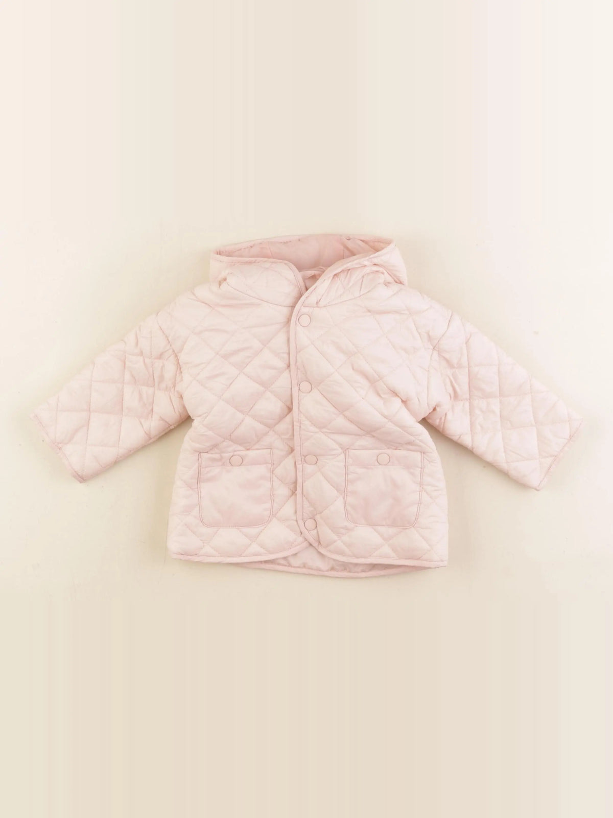 Vertbaudet - doudoune rose - 6 mois