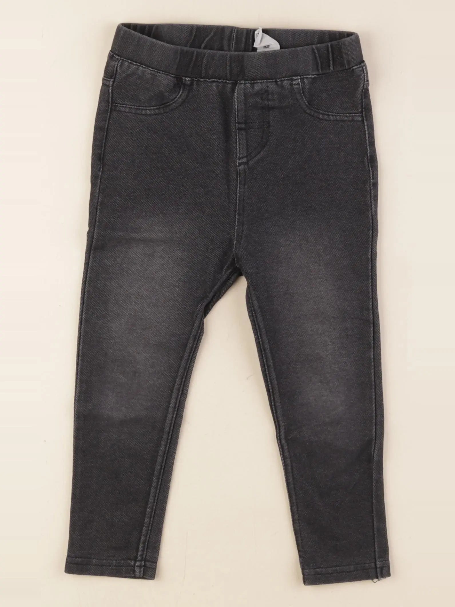 H&M - jegging noir - 18/24 mois