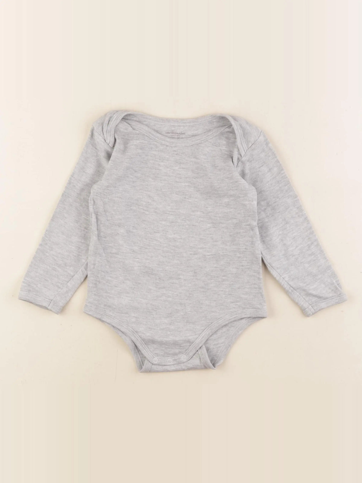 Vertbaudet - body gris - 24 mois