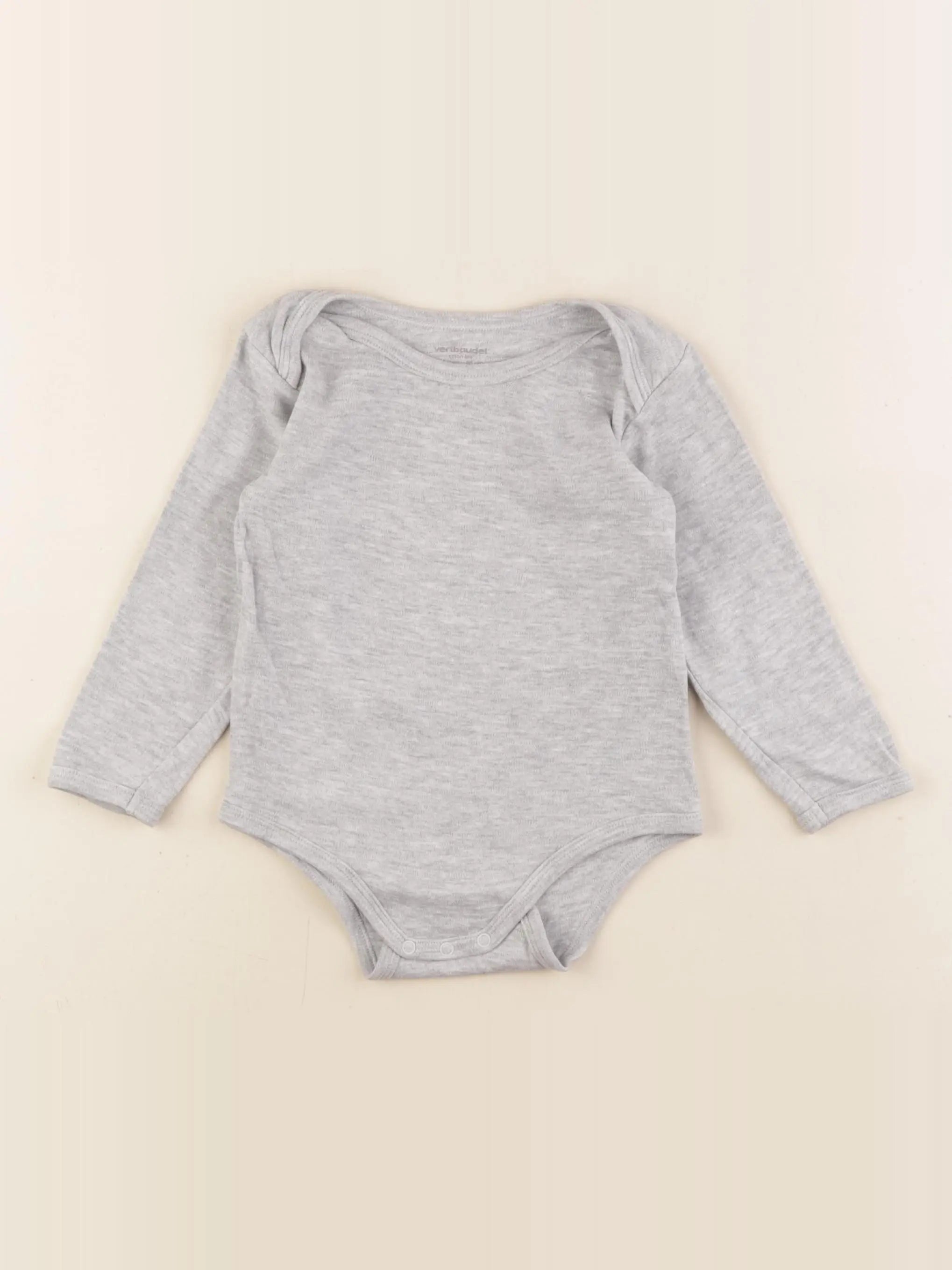 Vertbaudet - body gris - 24 mois