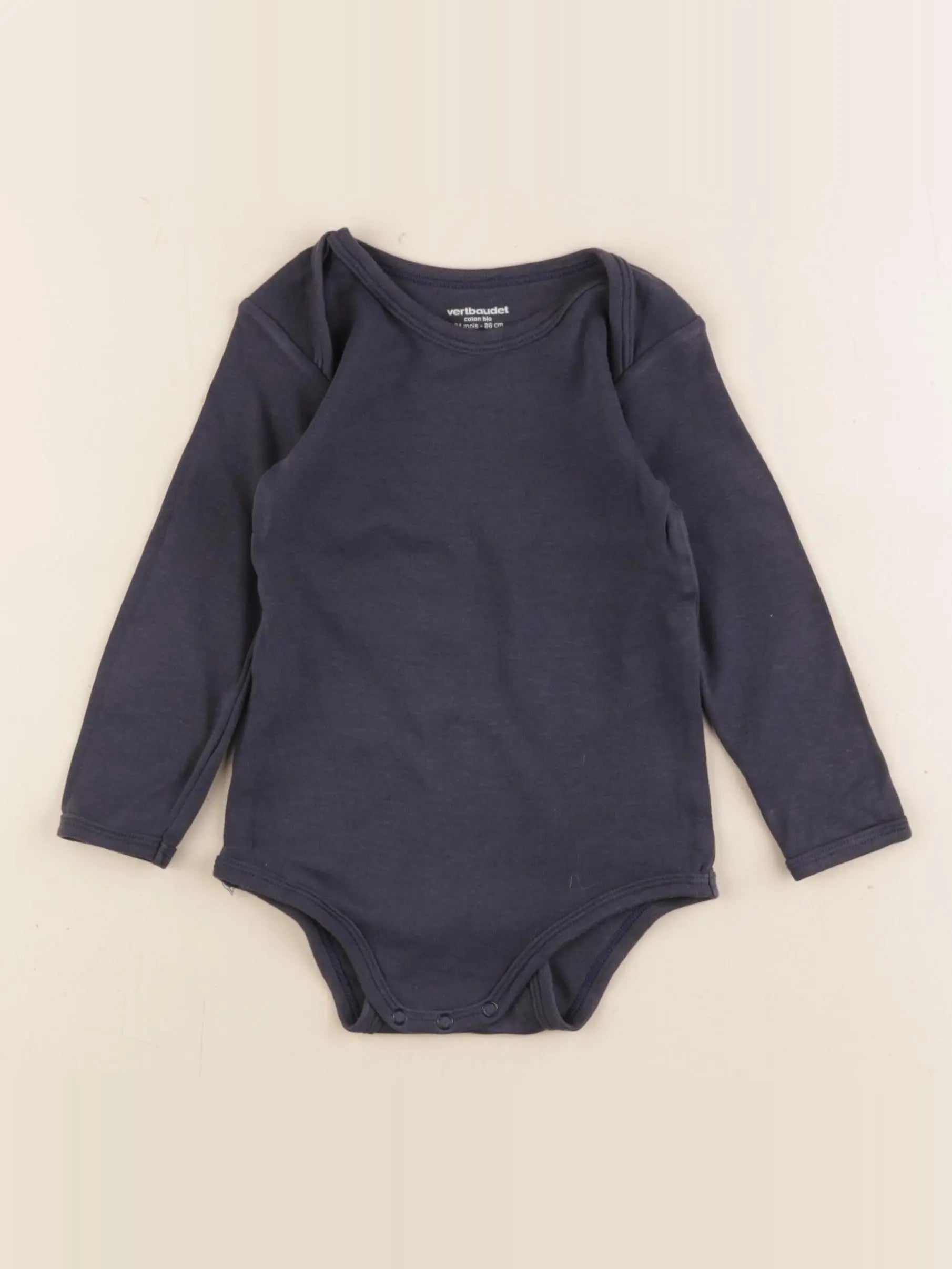 Vertbaudet - body bleu - 24 mois