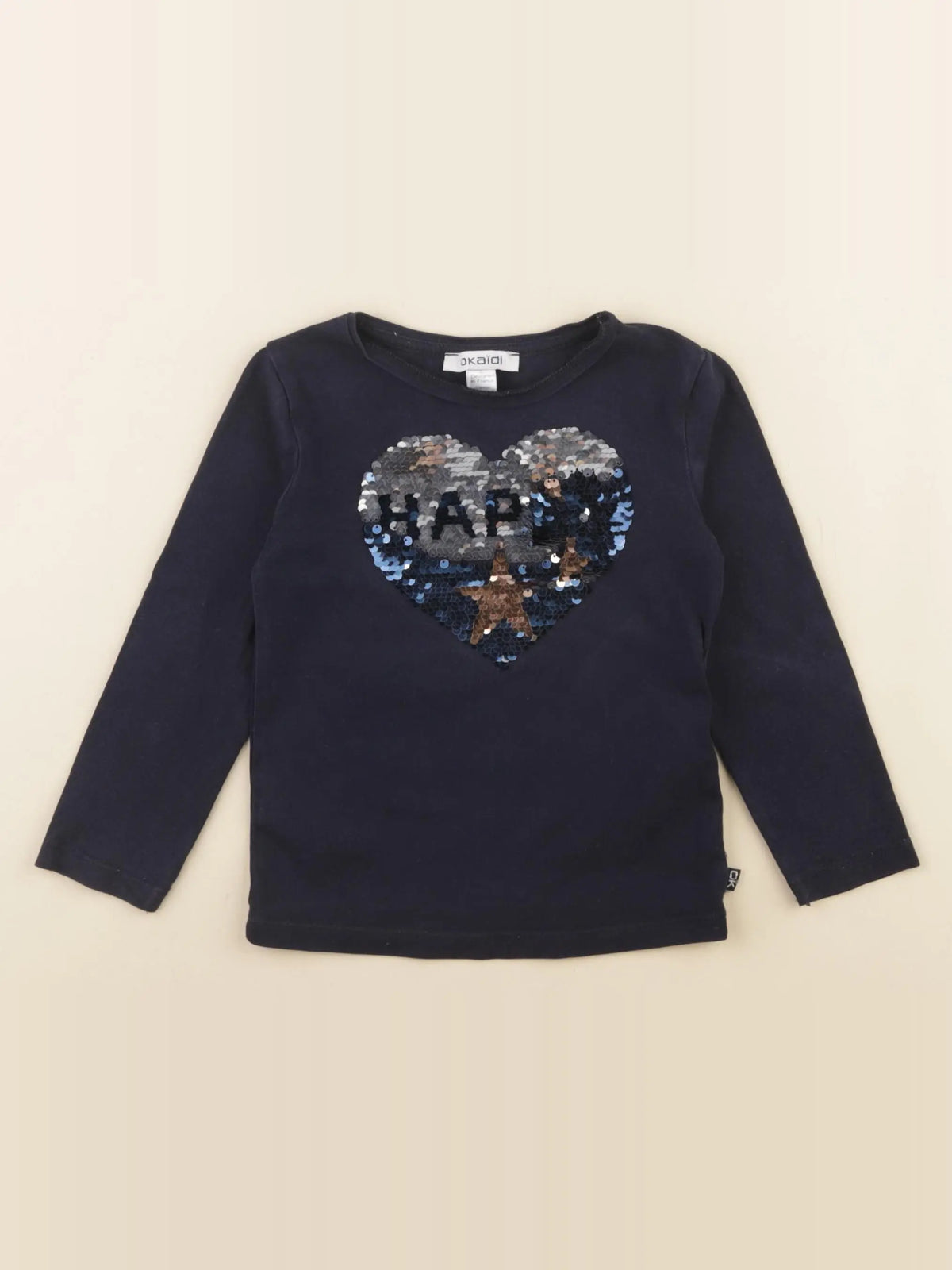 Okaidi - tee-shirt bleu - 2 ans