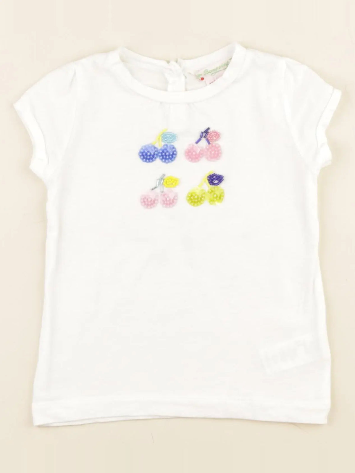 Bonpoint - tee-shirt blanc - 12 mois