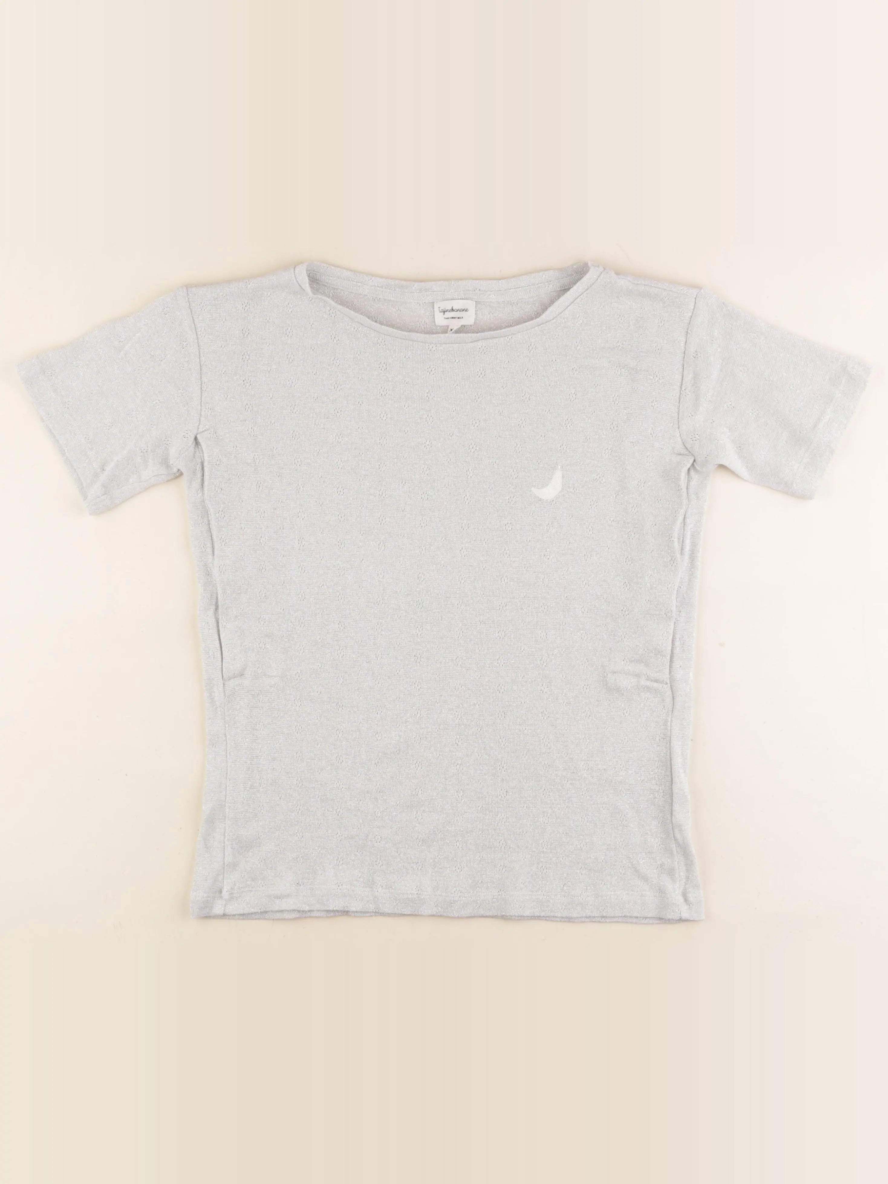 Tajine banane - tee-shirt grossesse argent, gris - xs