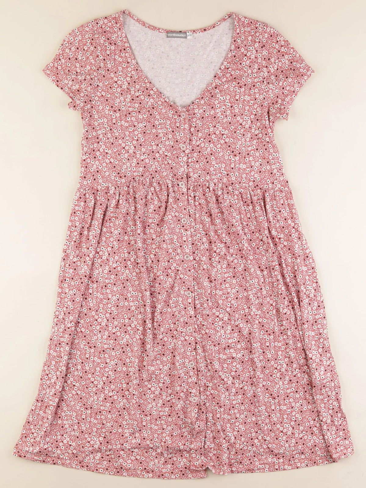 Vertbaudet - robe grossesse rose - 34 à 36