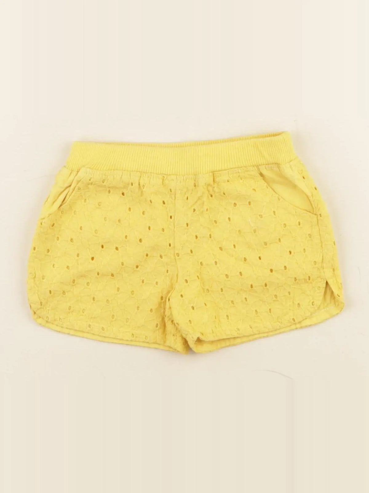 Vertbaudet - short jaune - 9 mois