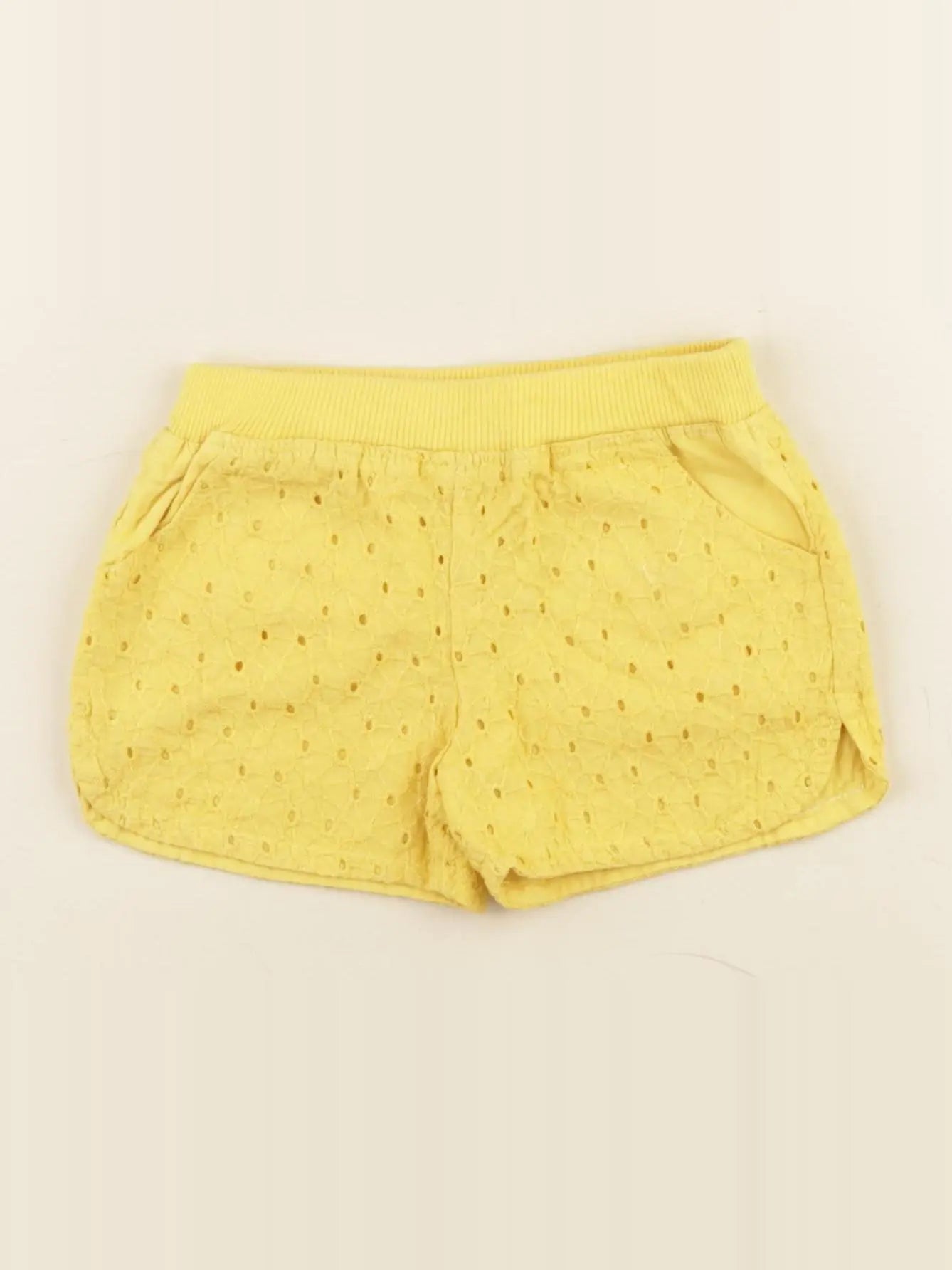Vertbaudet - short jaune - 9 mois