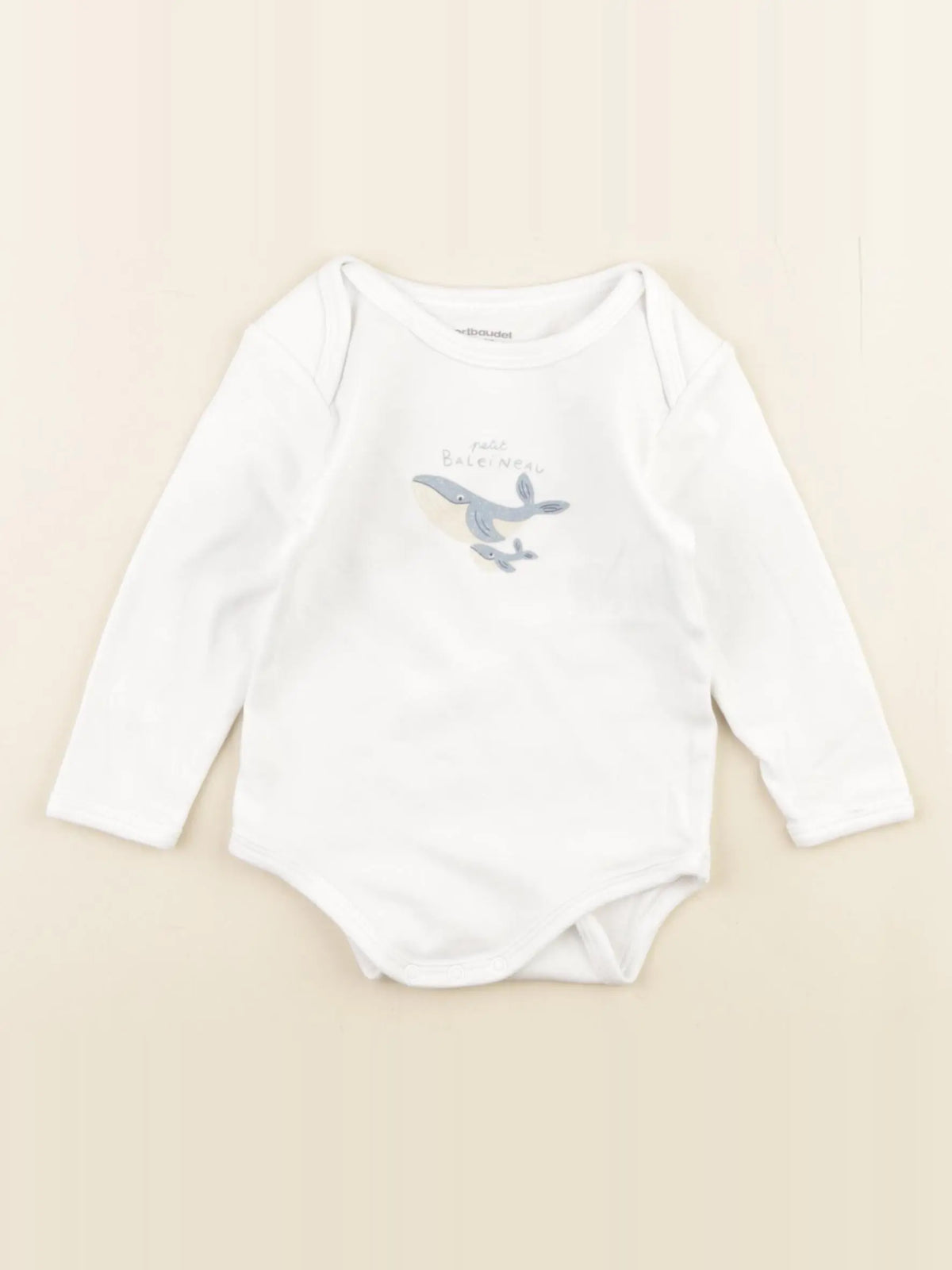 Vertbaudet - body blanc - 12 mois