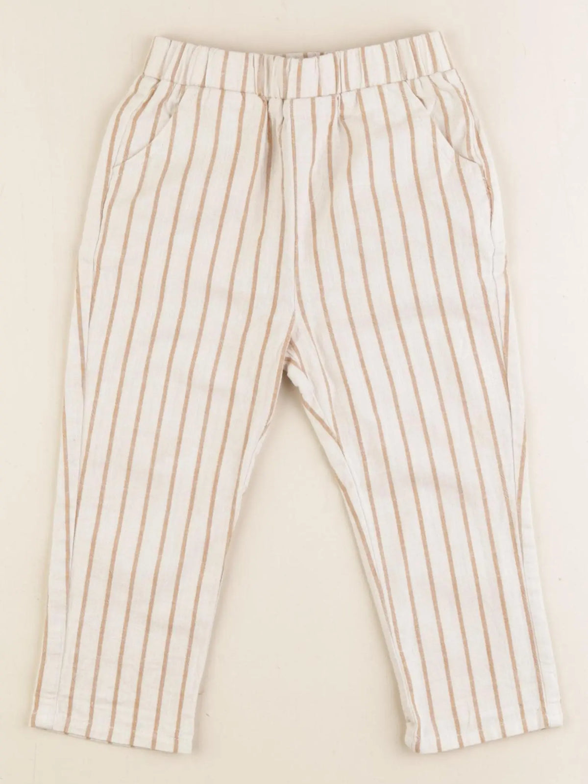 Vertbaudet - pantalon marron - 18 mois