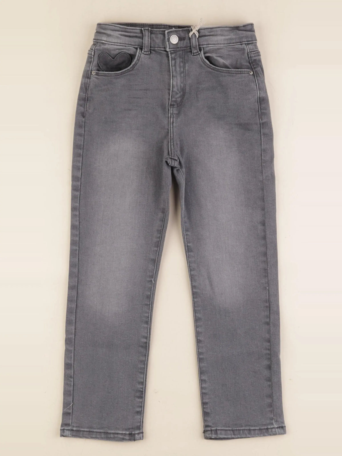 Vertbaudet - jean gris - 6 ans