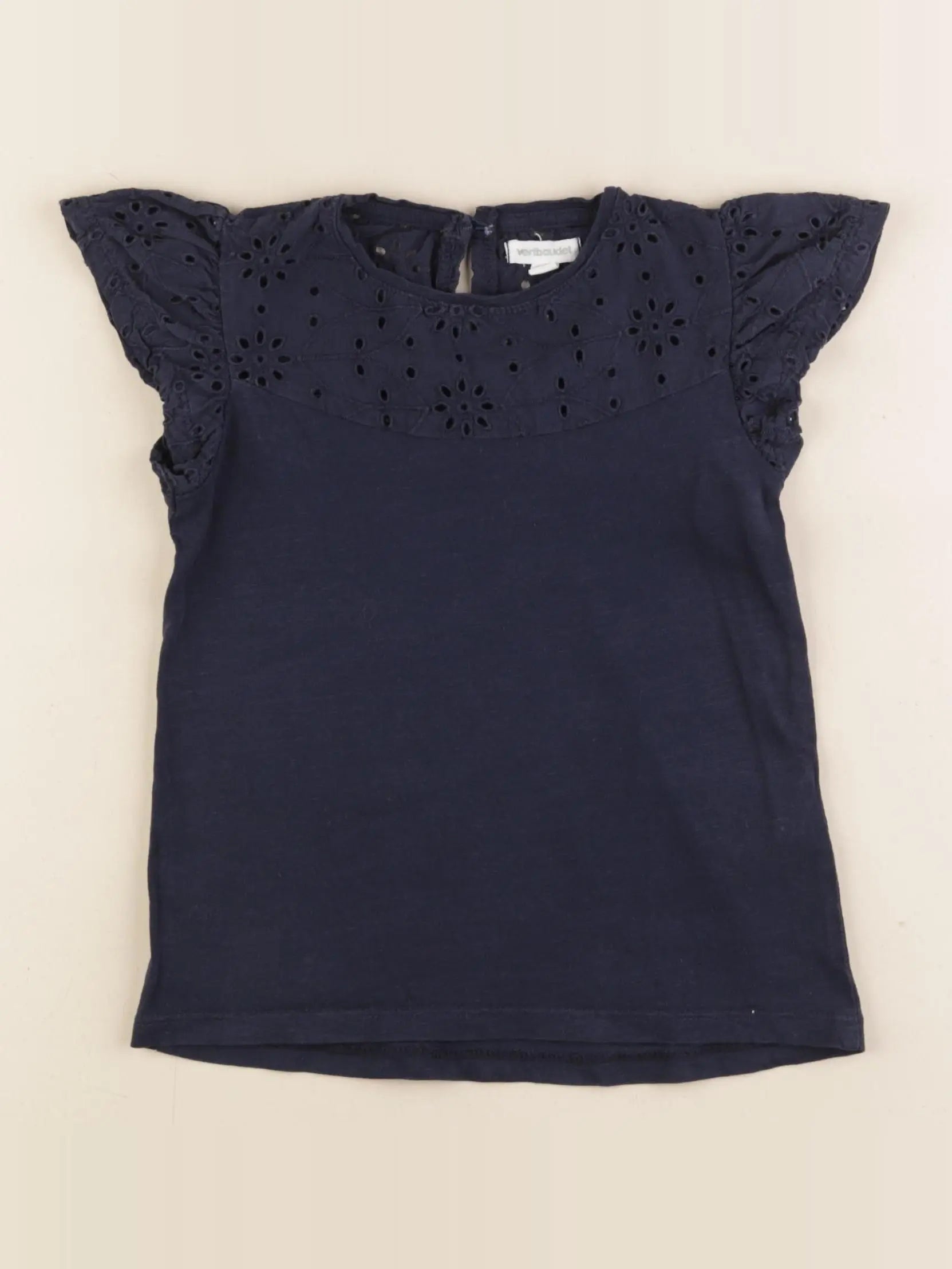 Vertbaudet - tee-shirt bleu - 5 ans