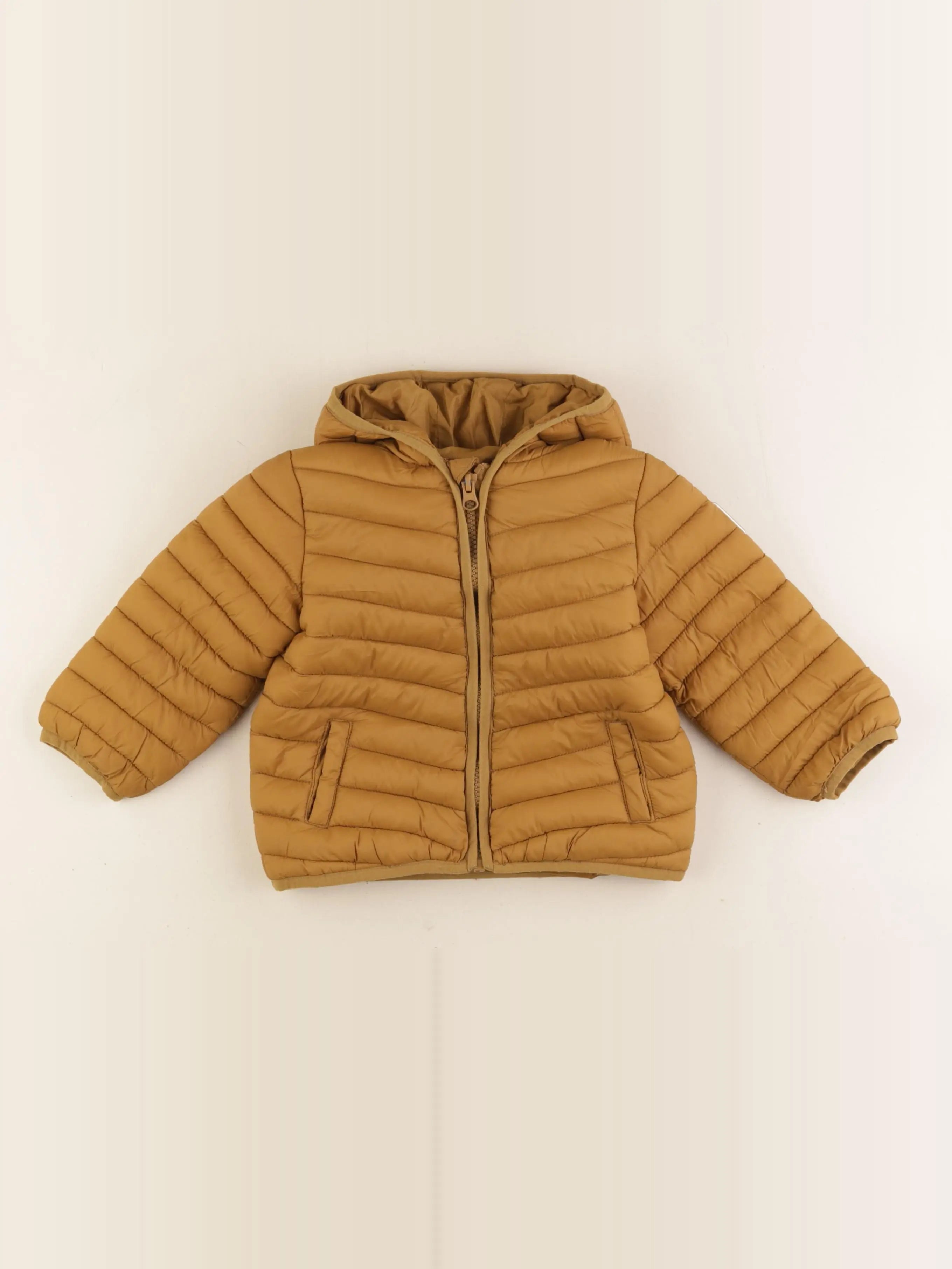 Vertbaudet - doudoune marron - 24 mois