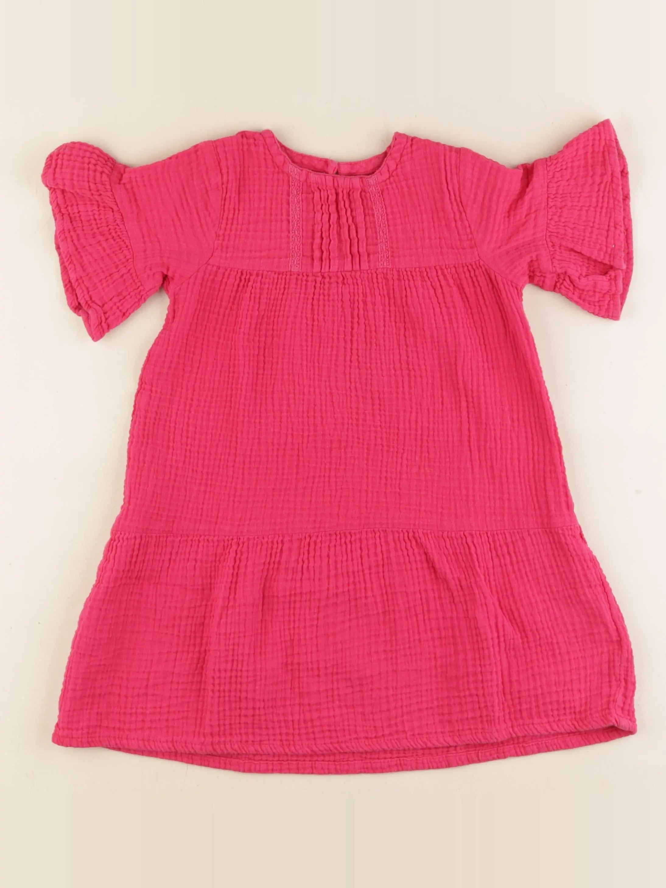Vertbaudet - robe rose - 5 ans
