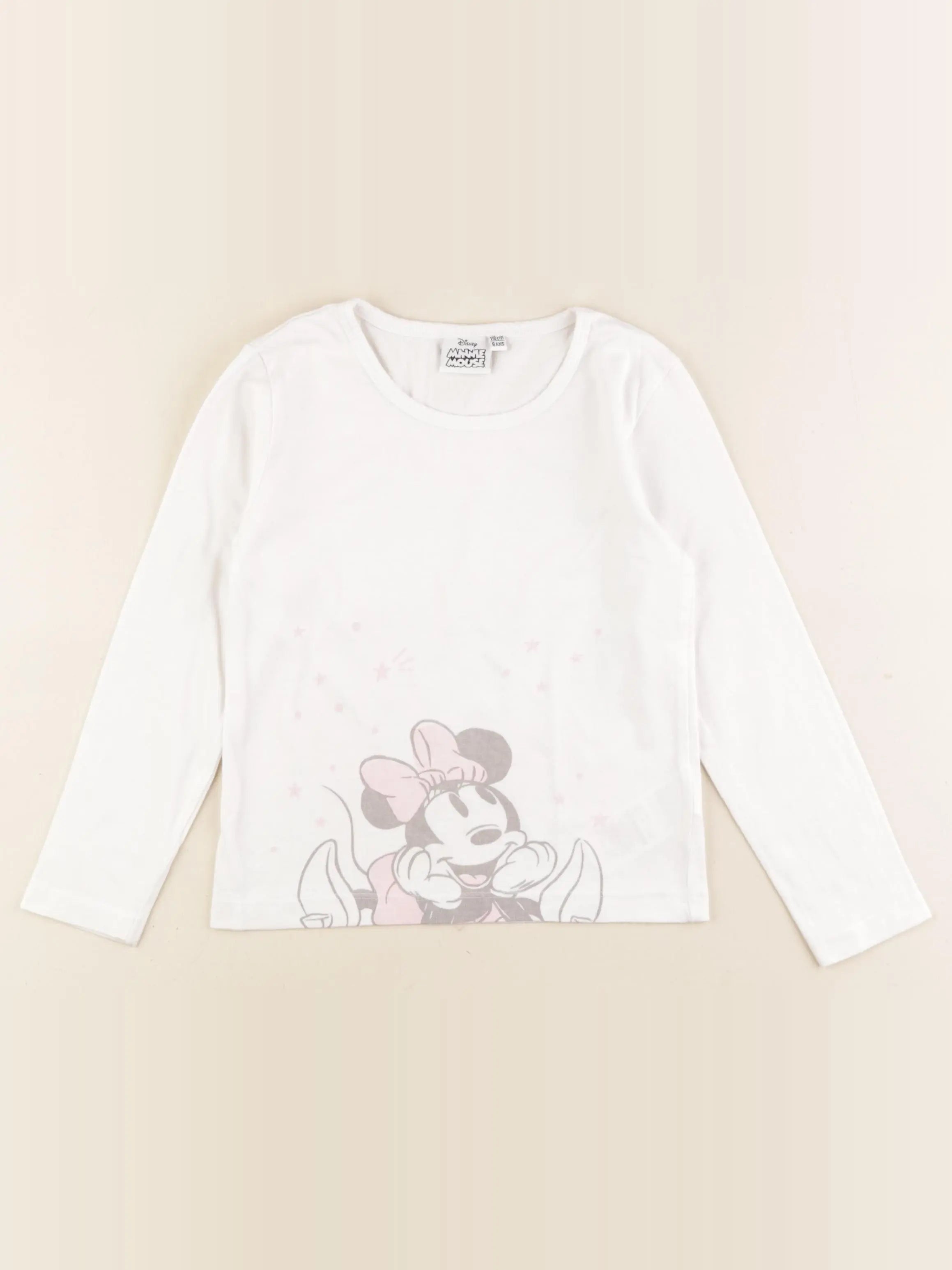 Vertbaudet - tee-shirt blanc - 6 ans