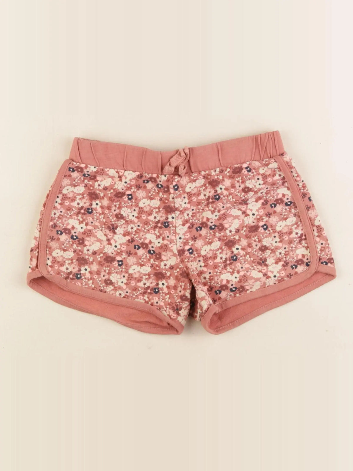 Vertbaudet - short rose, blanc - 5 ans