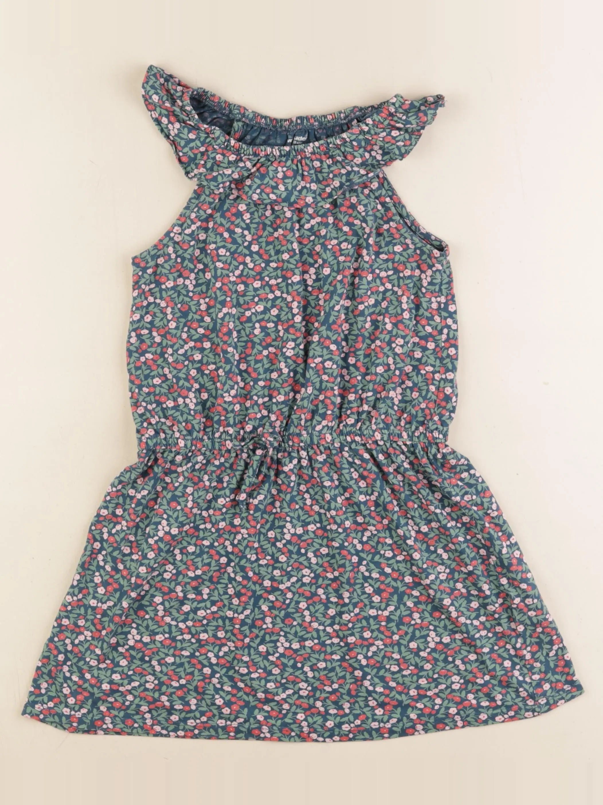 Vertbaudet - robe multicolore - 7 ans