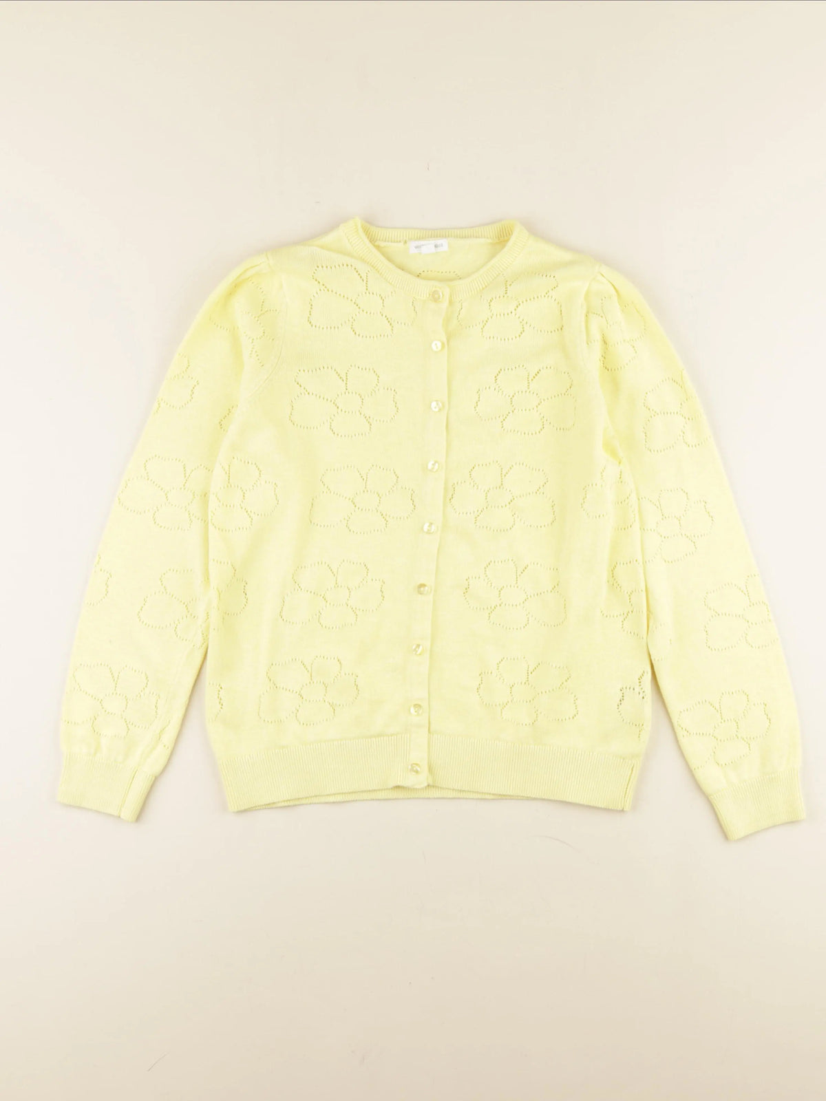 Vertbaudet - gilet jaune - 12 ans