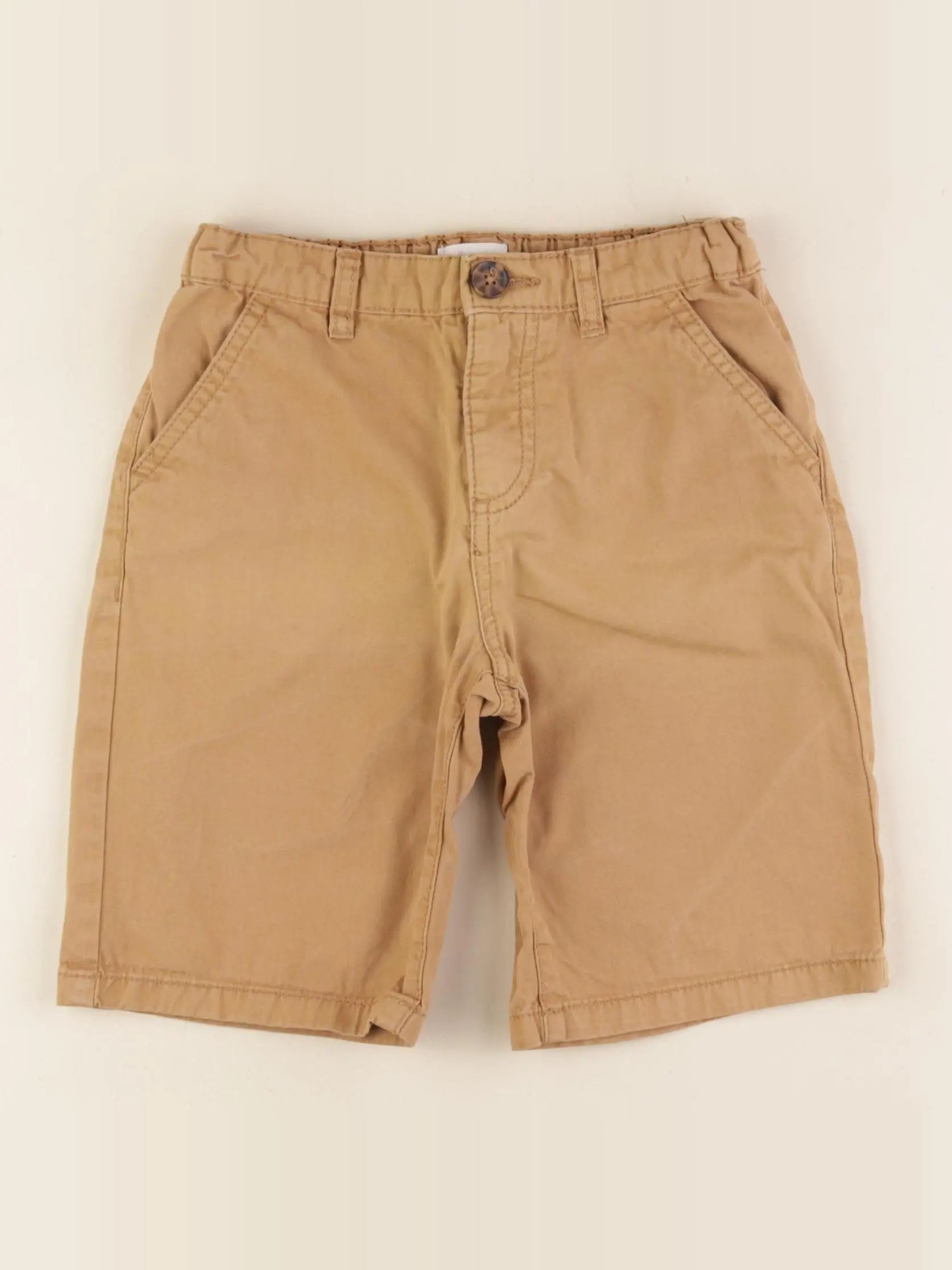 Vertbaudet - short marron - 7 ans