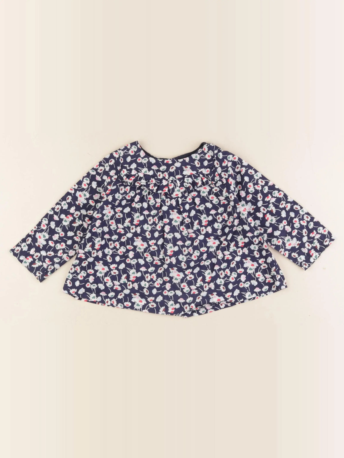 Jacadi - blouse liberty multicolore - 12 mois