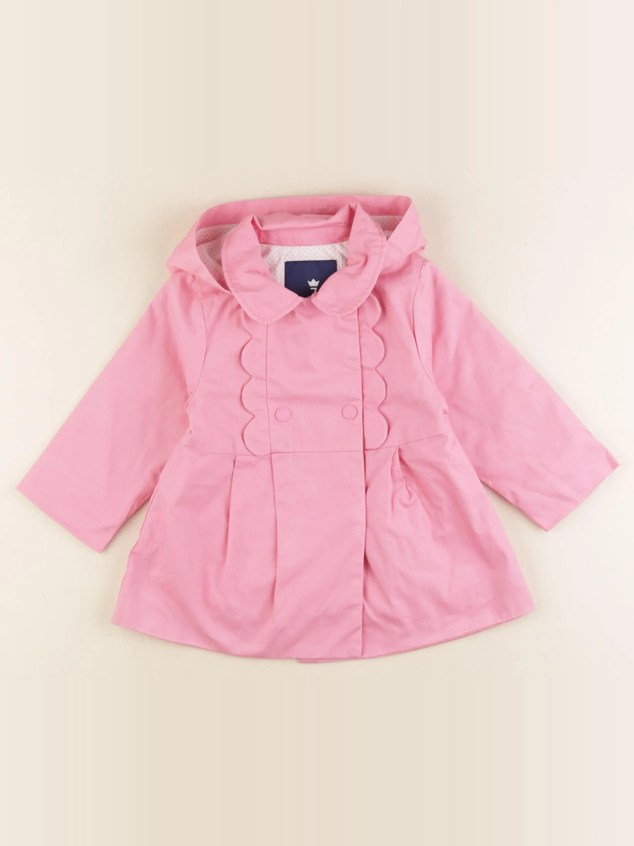 Jacadi - manteau rose - 24 mois