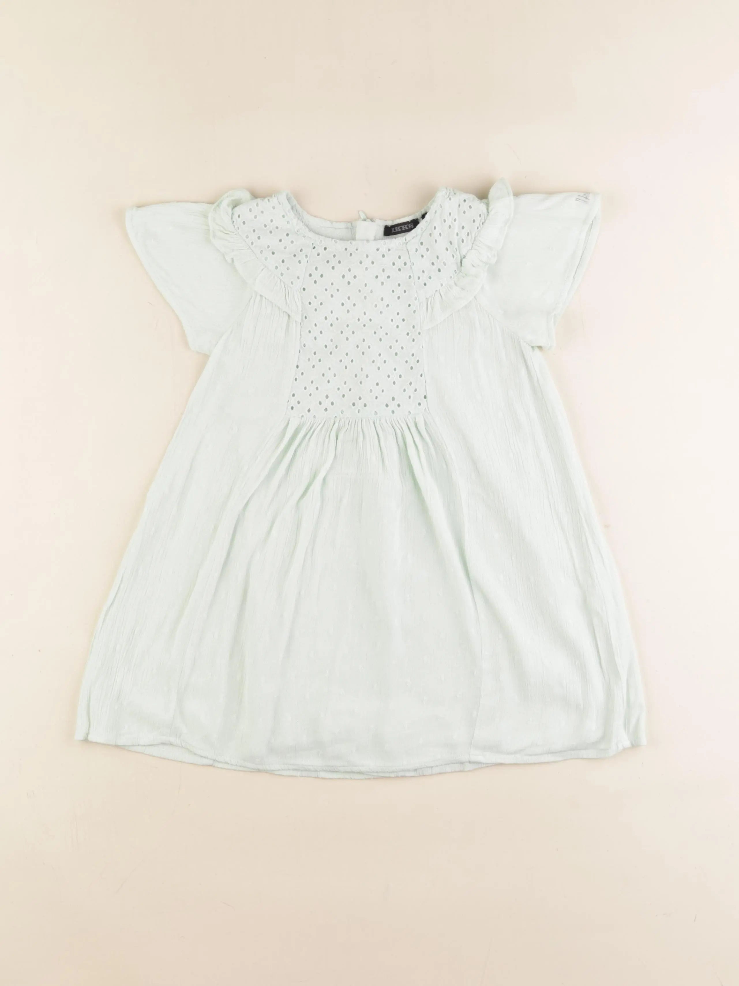 IKKS - robe vert - 4 ans