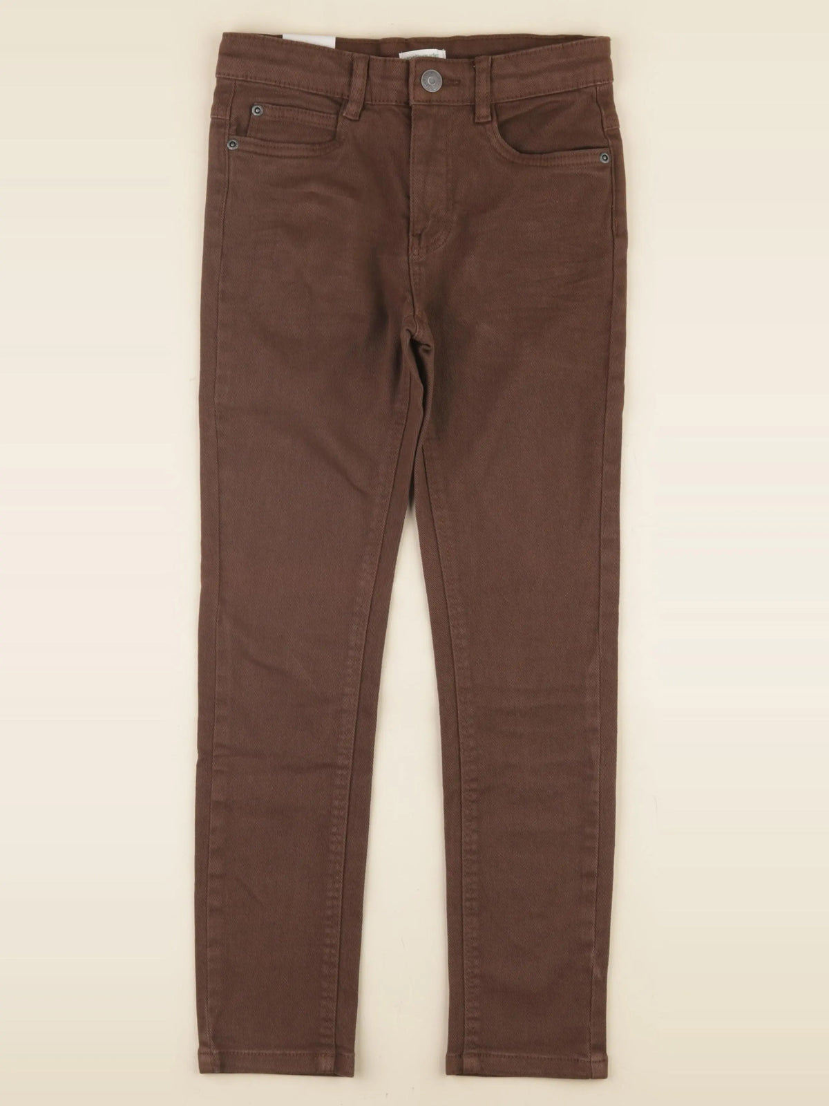 Vertbaudet - pantalon marron - 9 ans