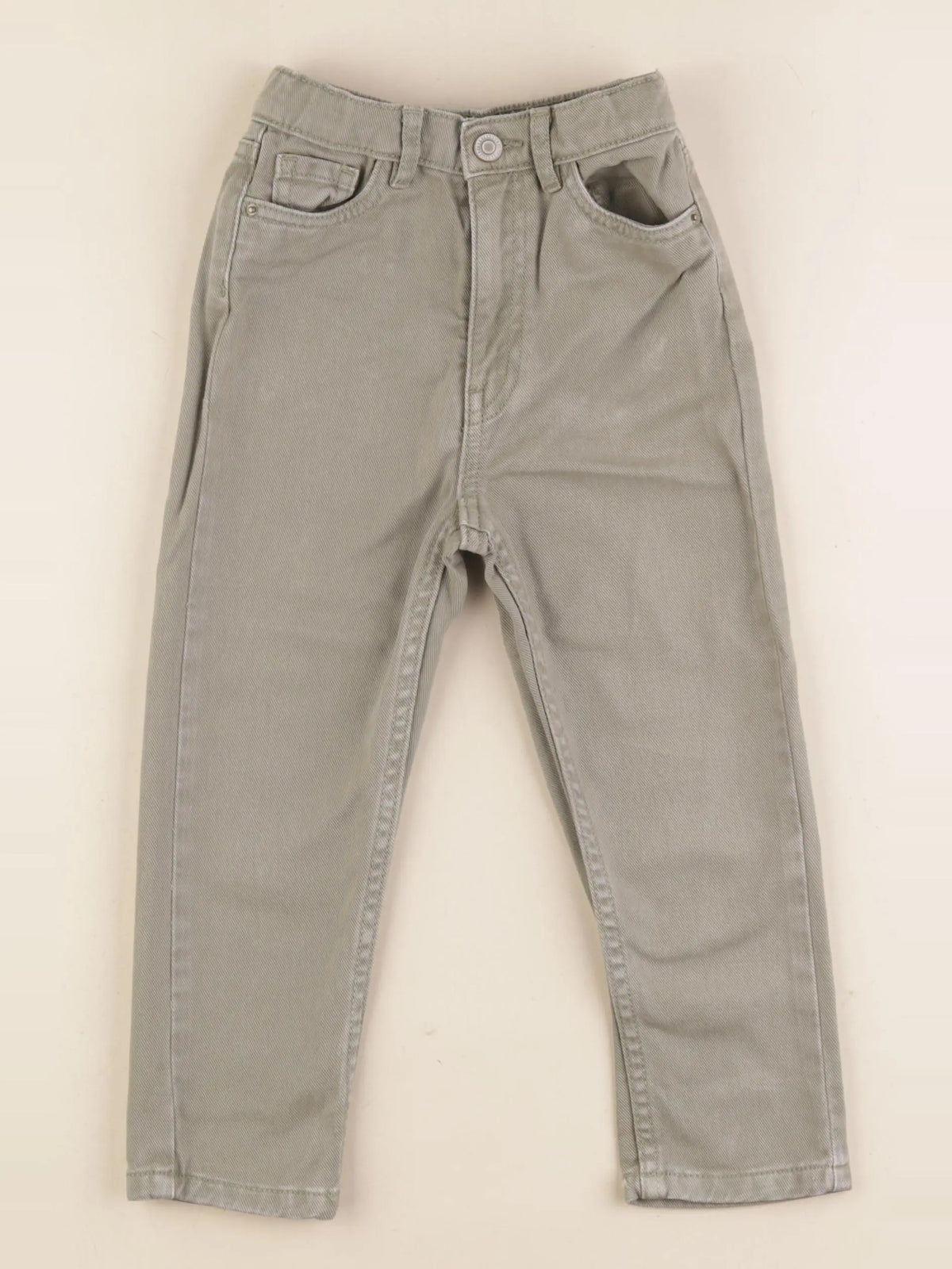 Vertbaudet - pantalon vert - 4 ans