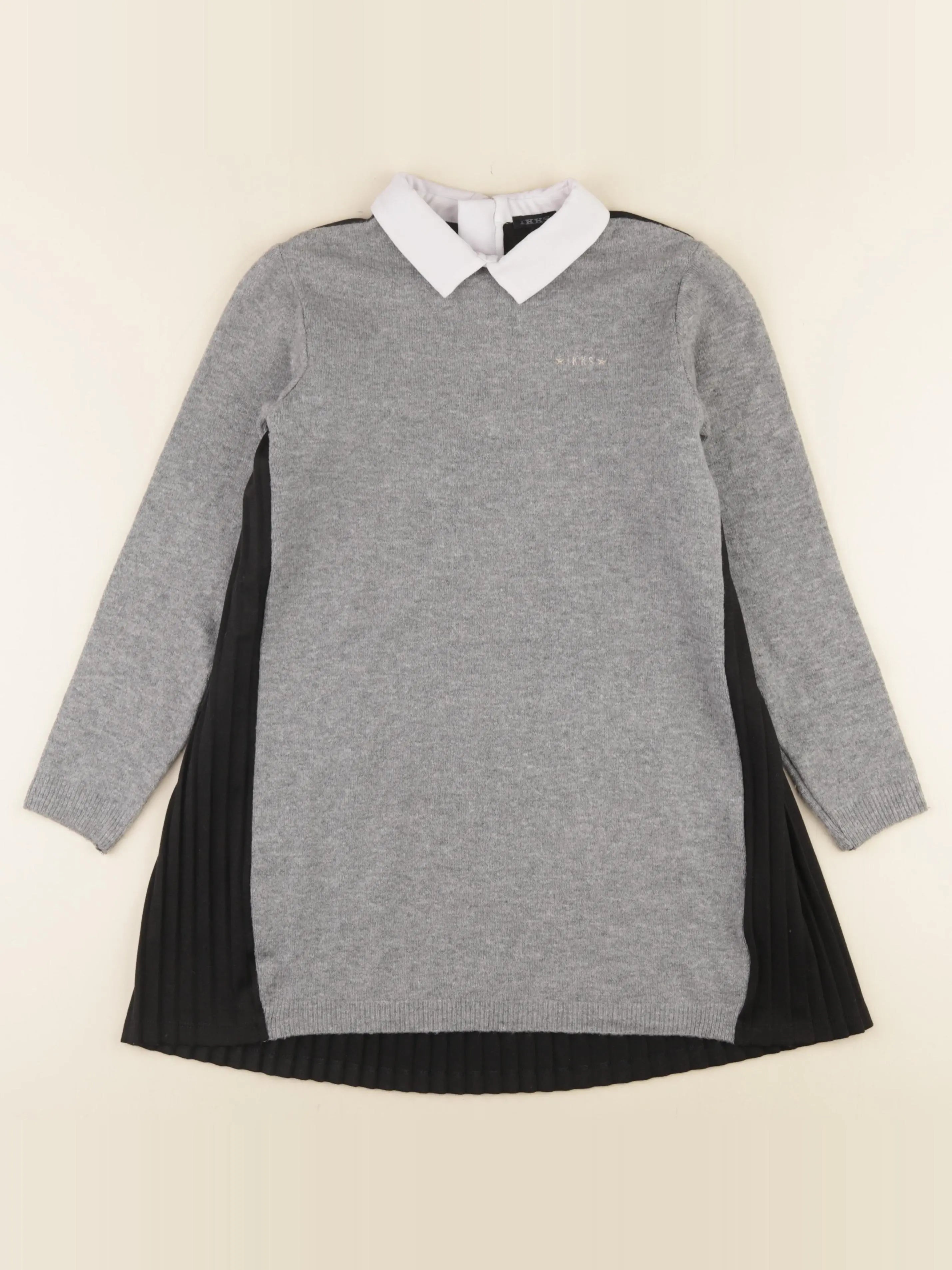 IKKS - robe gris - 8 ans