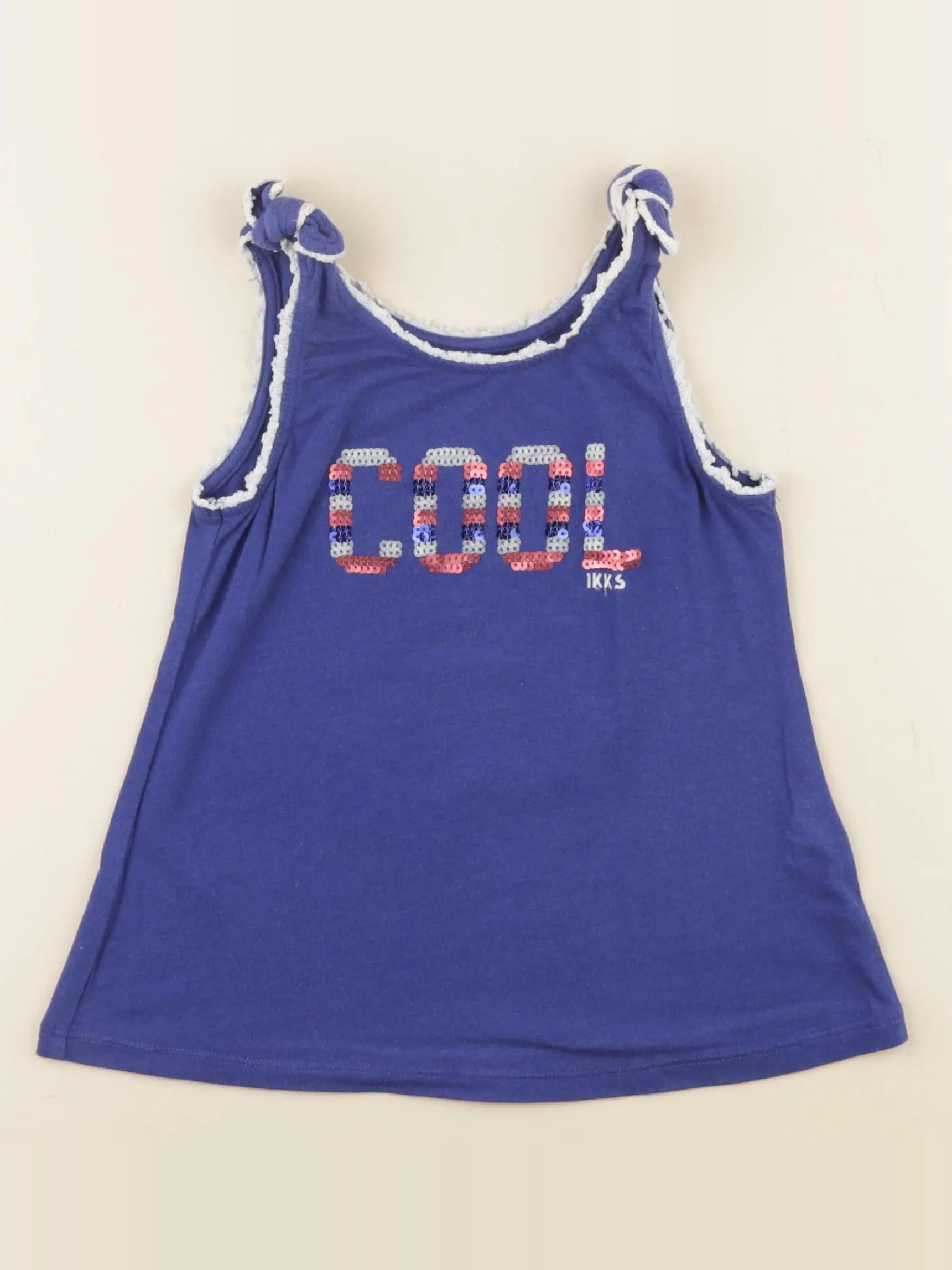 IKKS - débardeur bleu - 5 ans