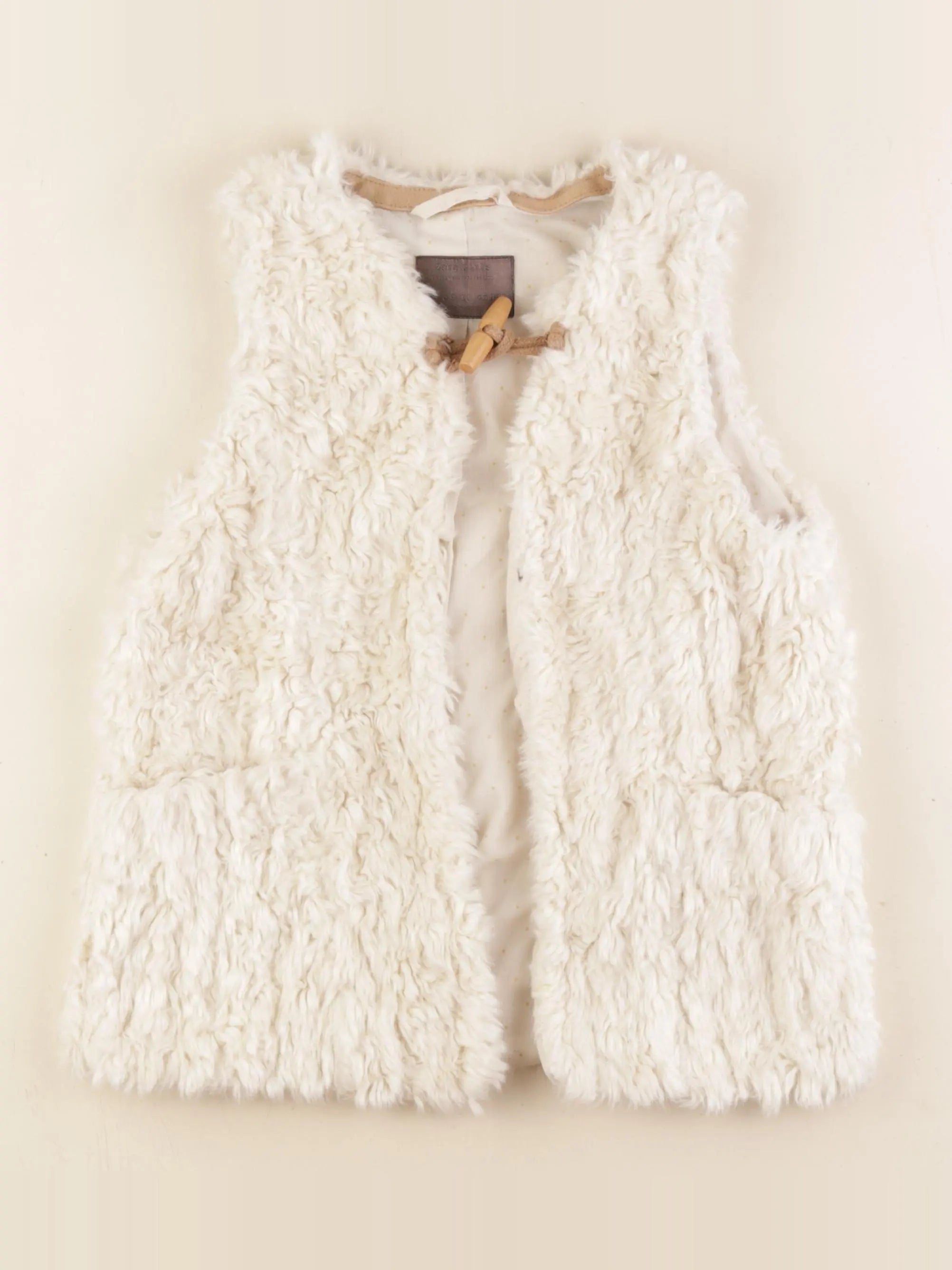 Zara - gilet beige - 9/10 ans