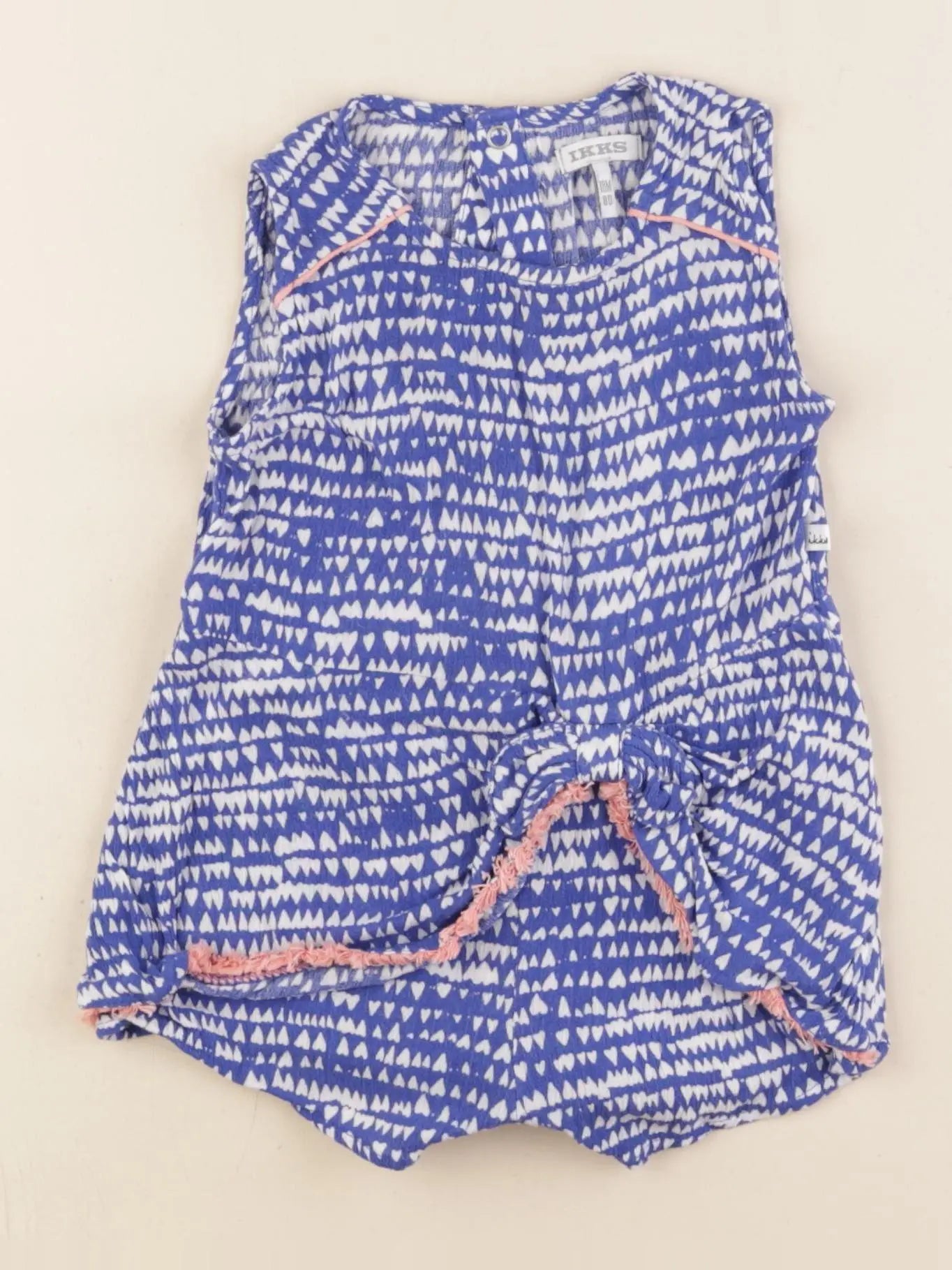 IKKS - combinaison bleu, blanc - 18 mois