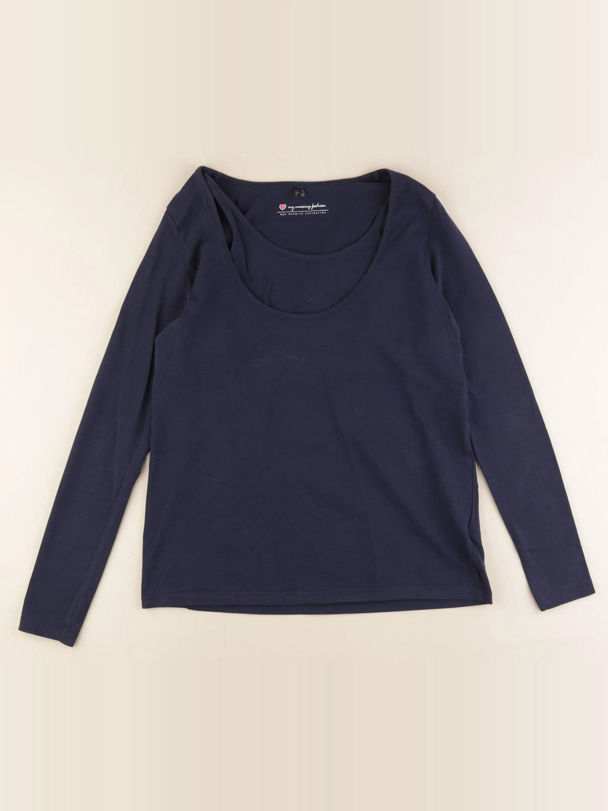 Bonprix - tee-shirt grossesse bleu - 36 à 38