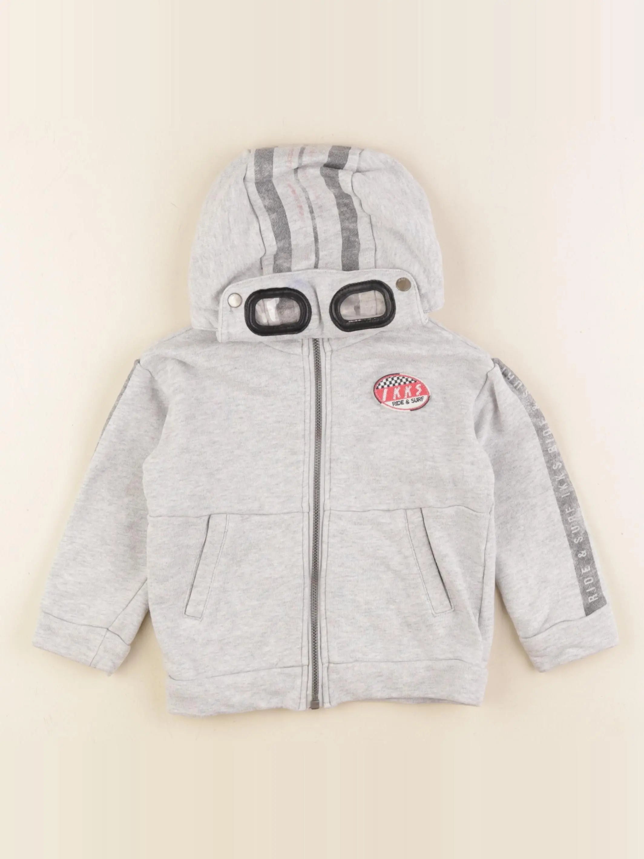 IKKS - sweat gris - 2 ans